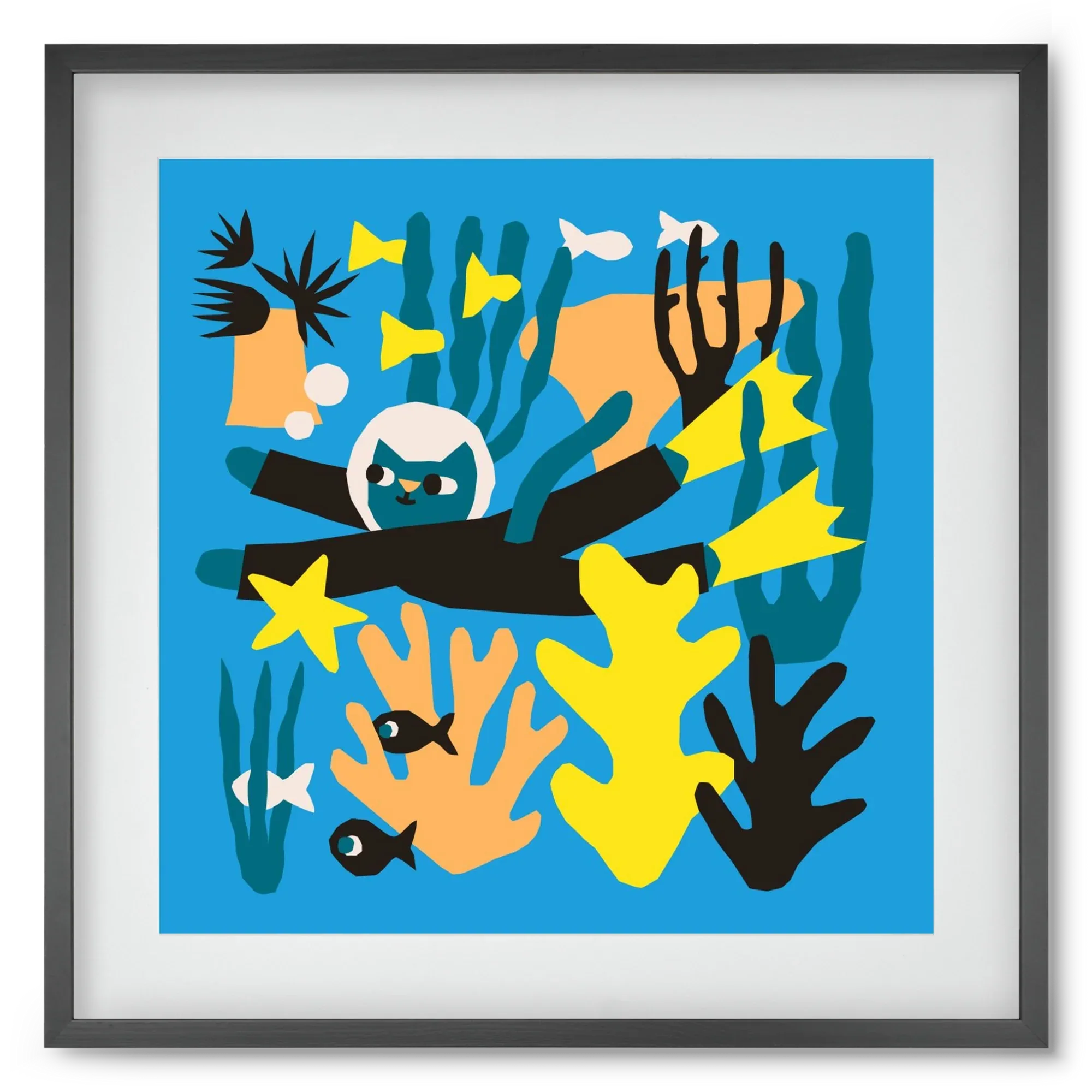 Diving Cat - artbridge