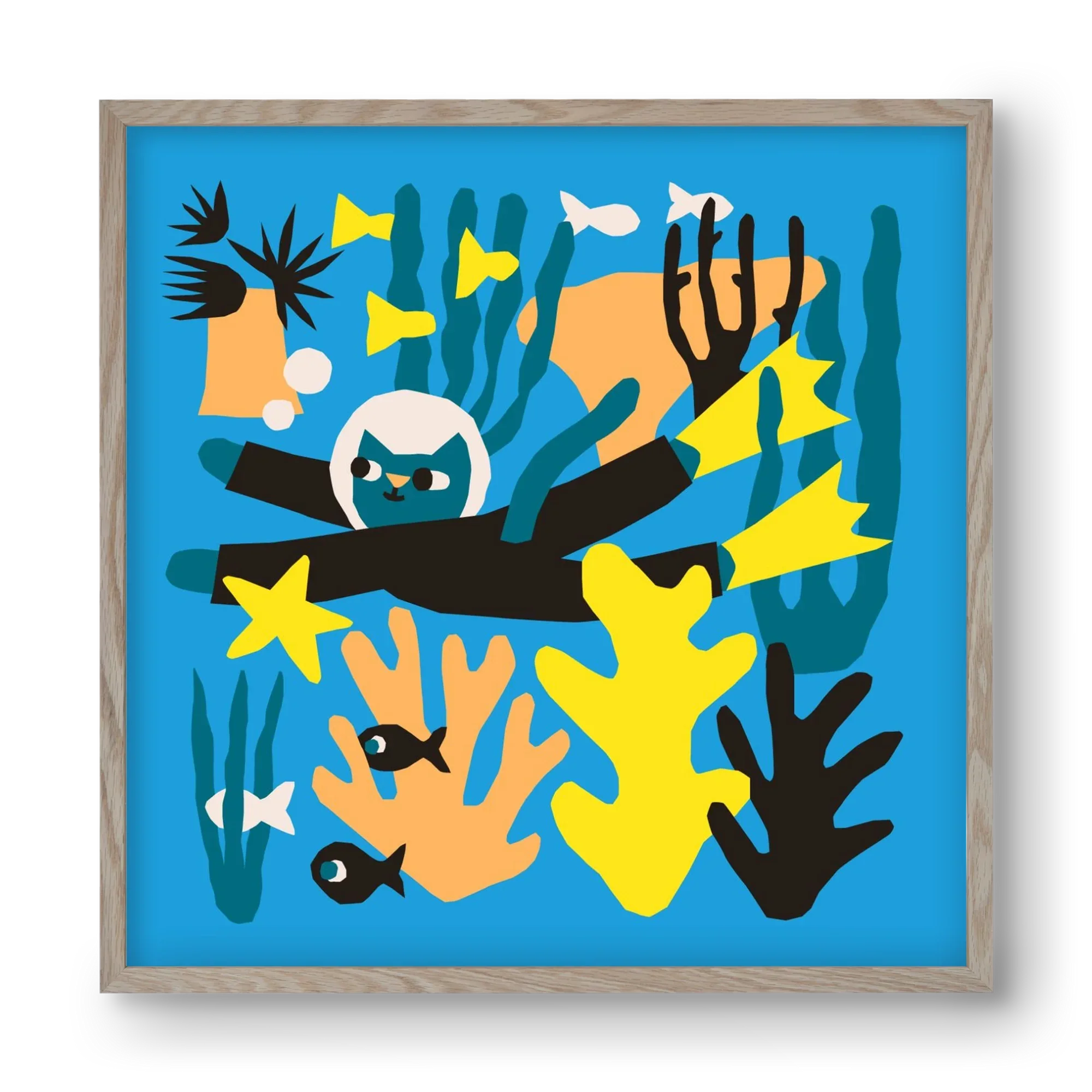 Diving Cat - artbridge