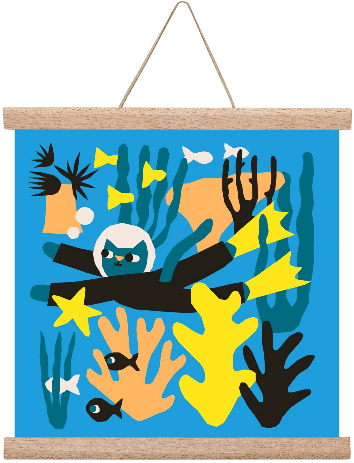 Diving Cat - artbridge
