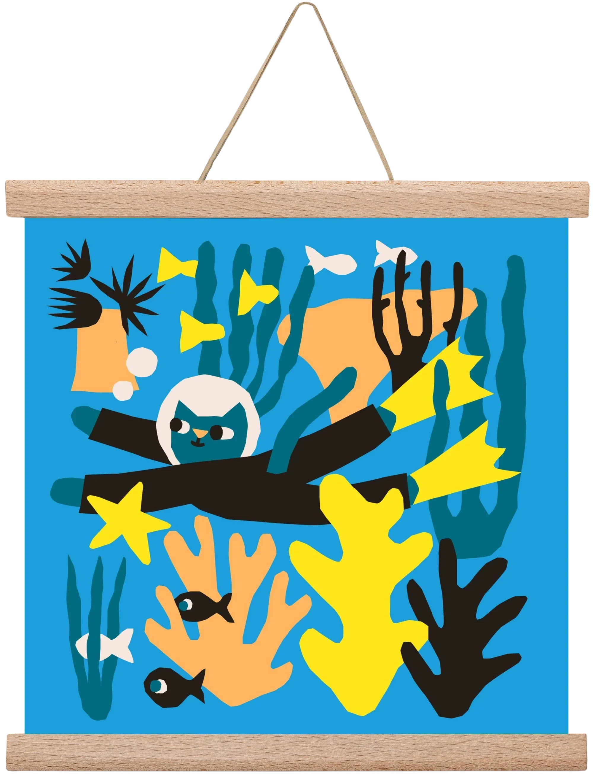 Diving Cat - artbridge
