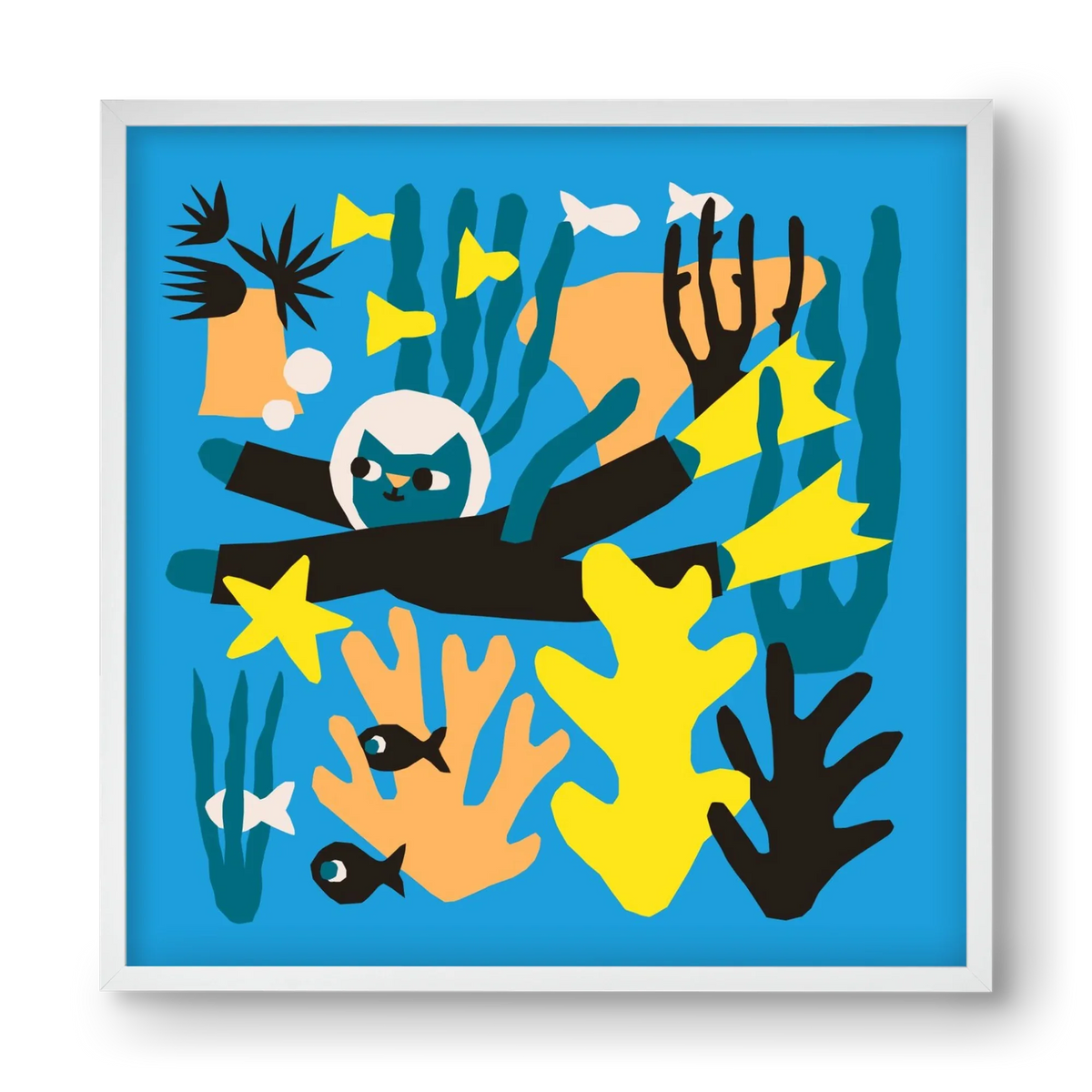 Diving Cat - artbridge