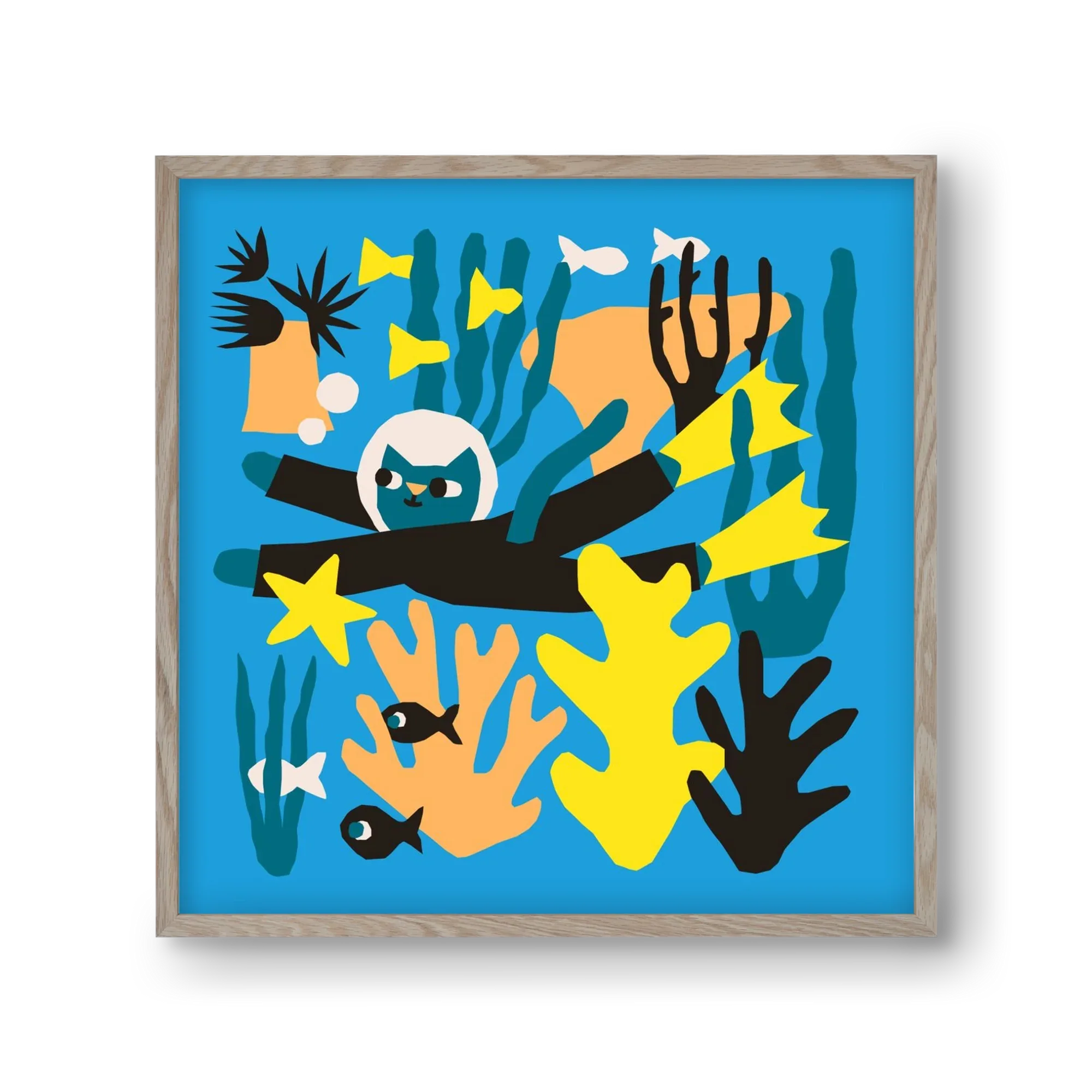 Diving Cat - artbridge