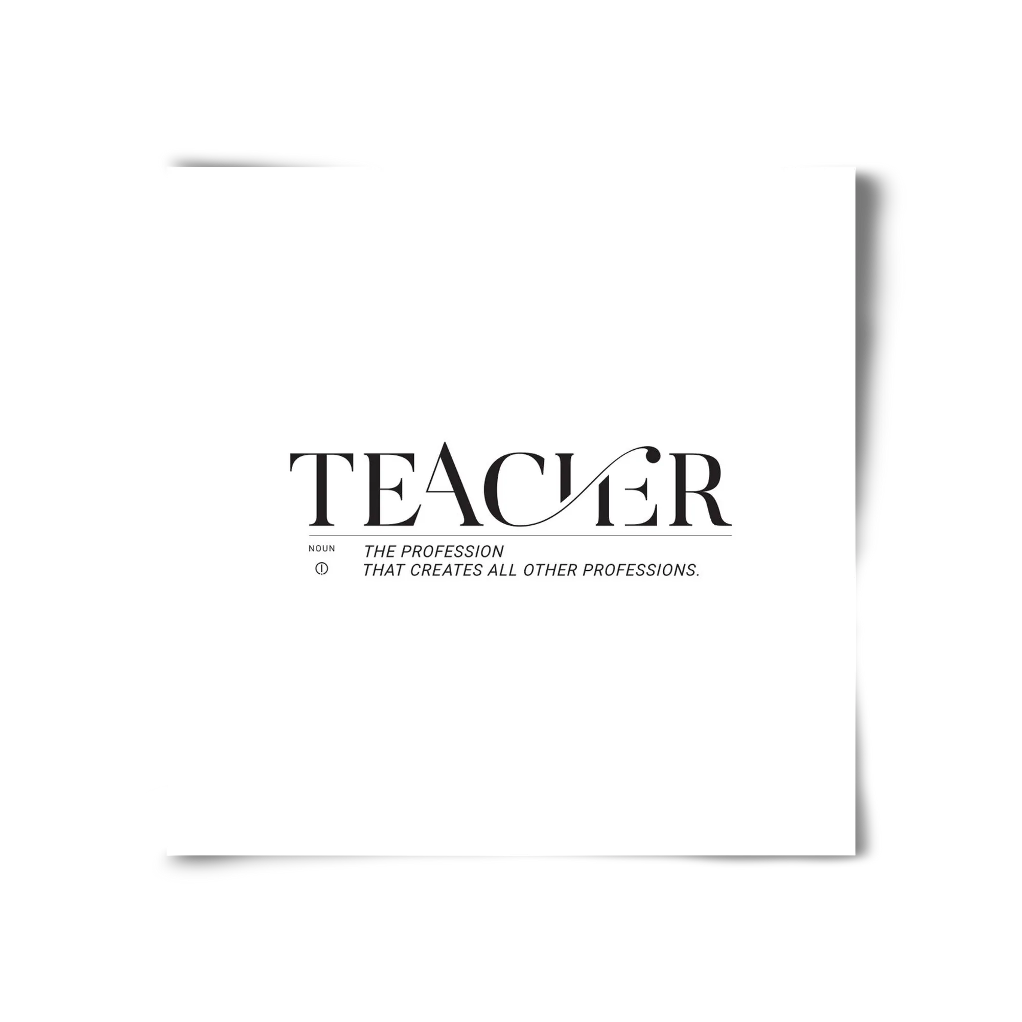 Teacher - artbridge