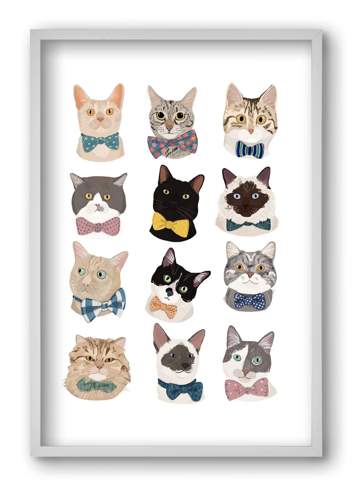 Cats in Bowtie - artbridge
