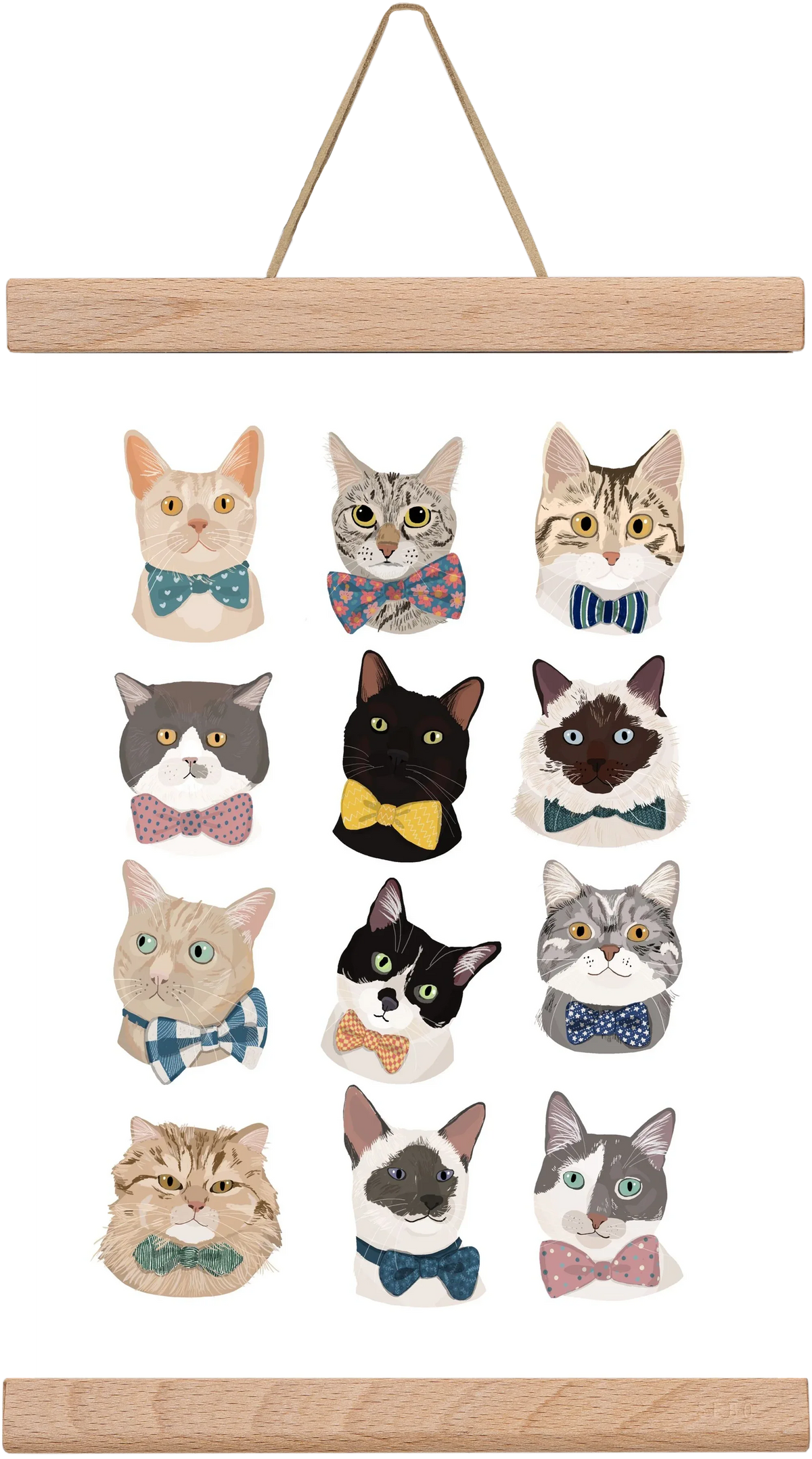 Cats in Bowtie - artbridge
