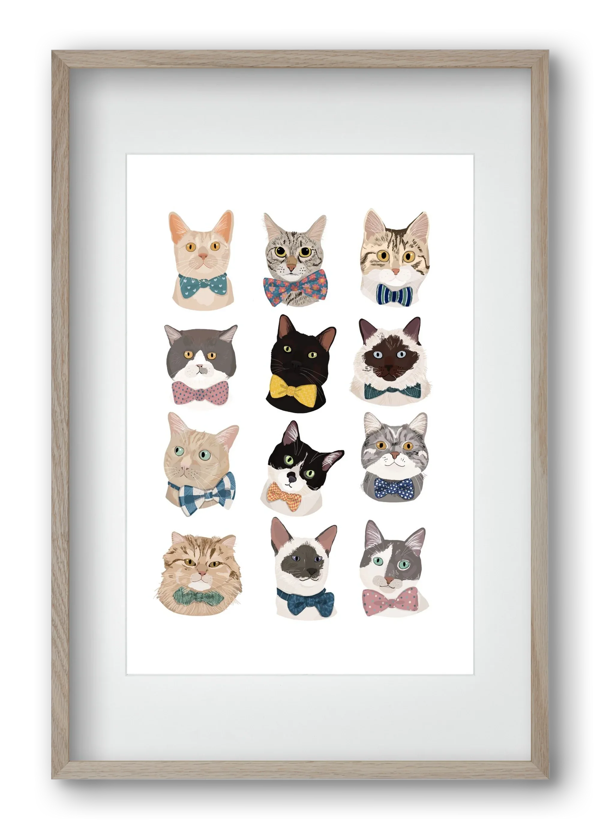 Cats in Bowtie - artbridge