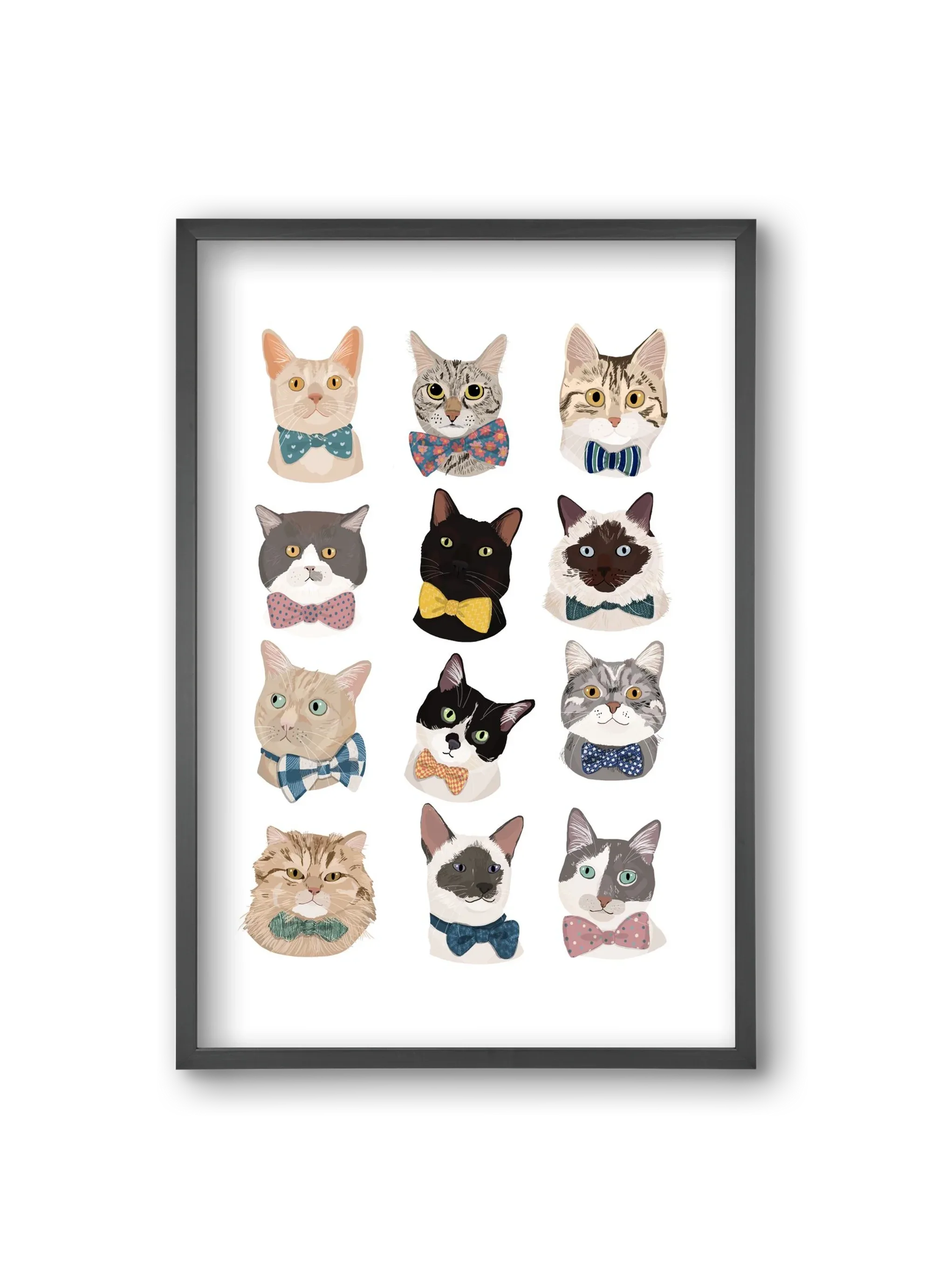 Cats in Bowtie - artbridge