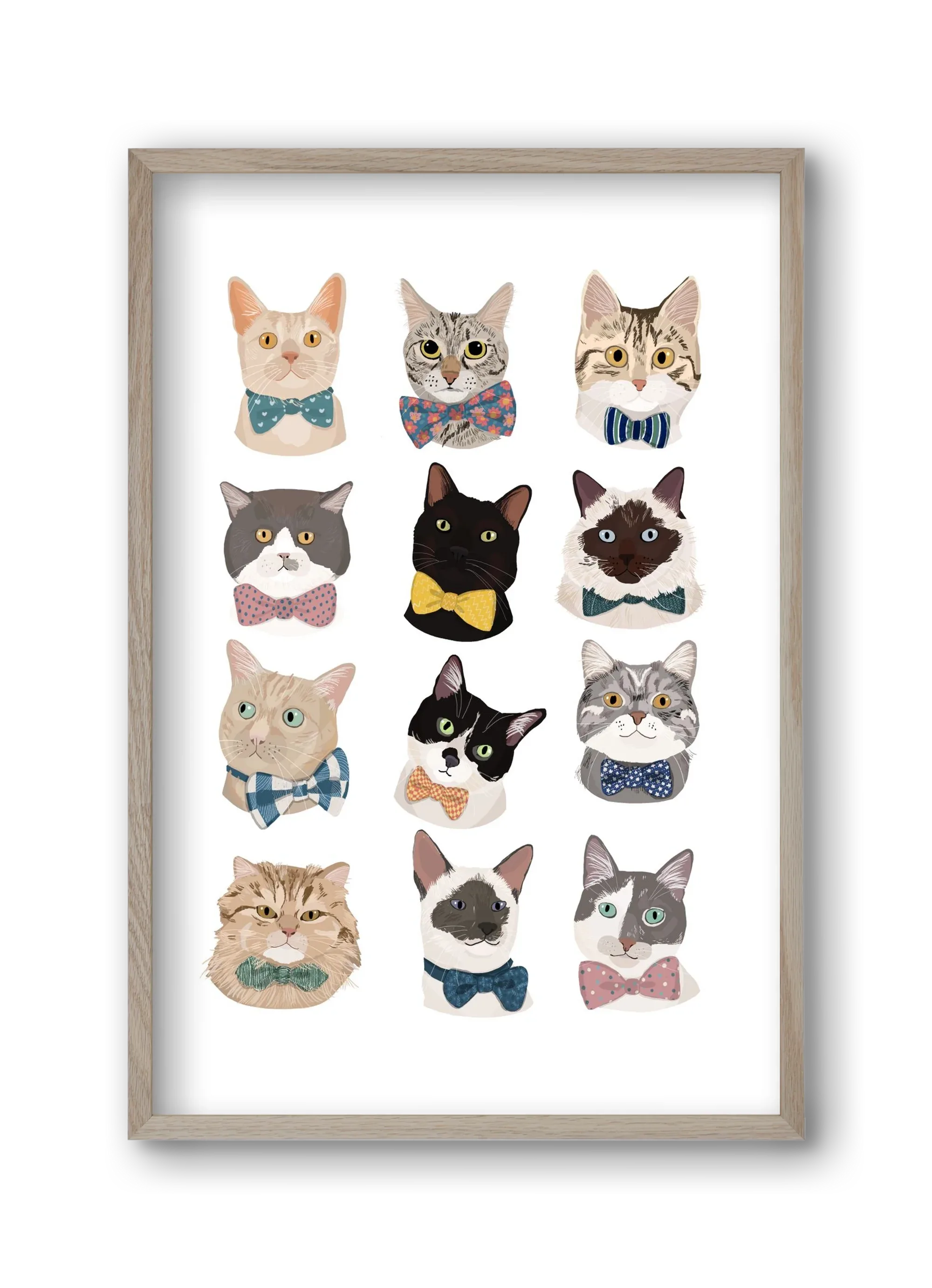 Cats in Bowtie - artbridge