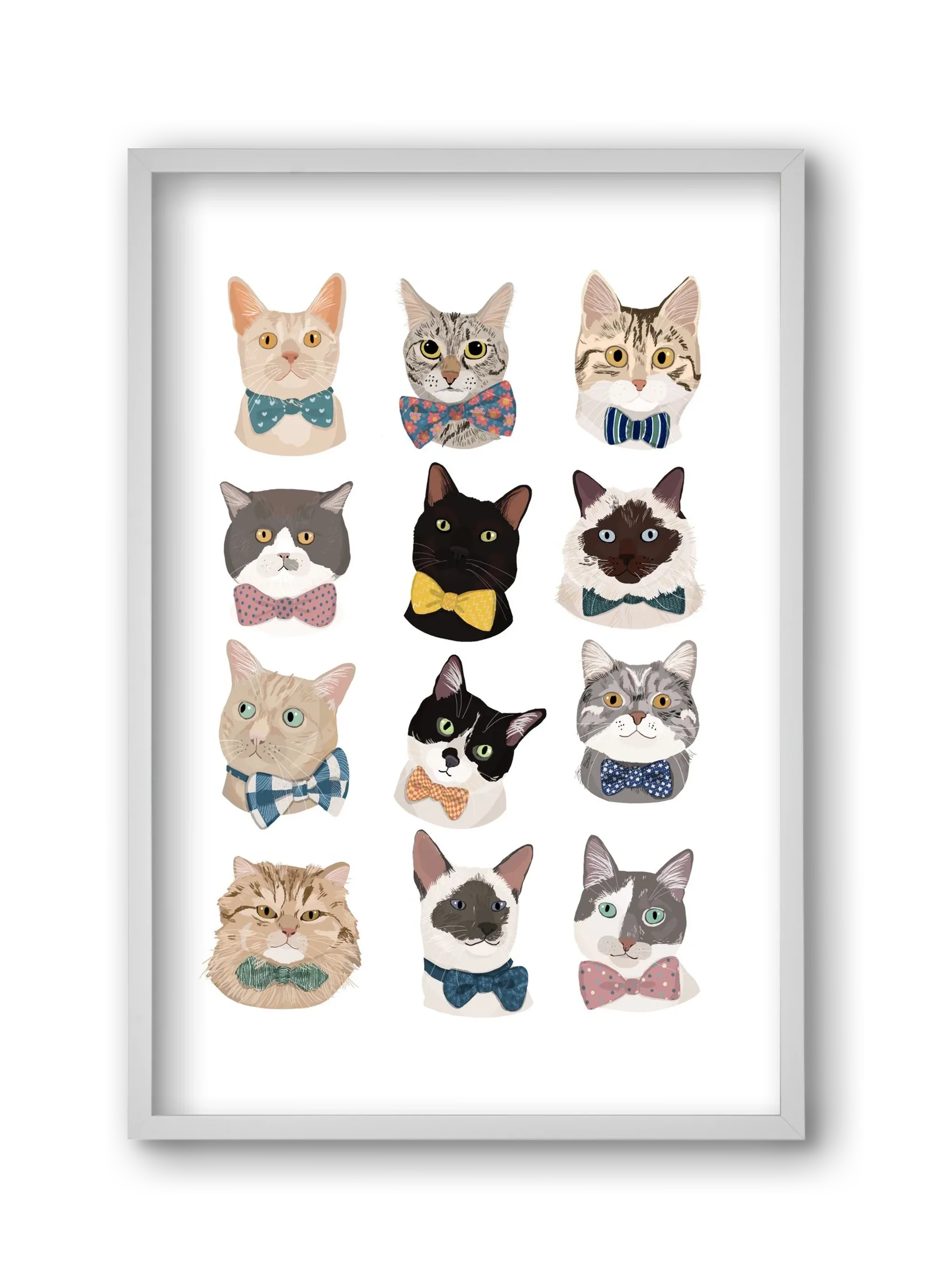 Cats in Bowtie - artbridge