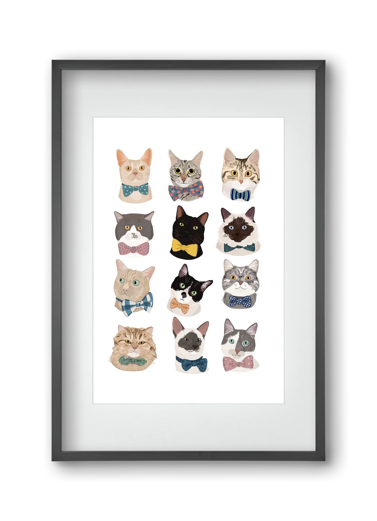 Cats in Bowtie - artbridge