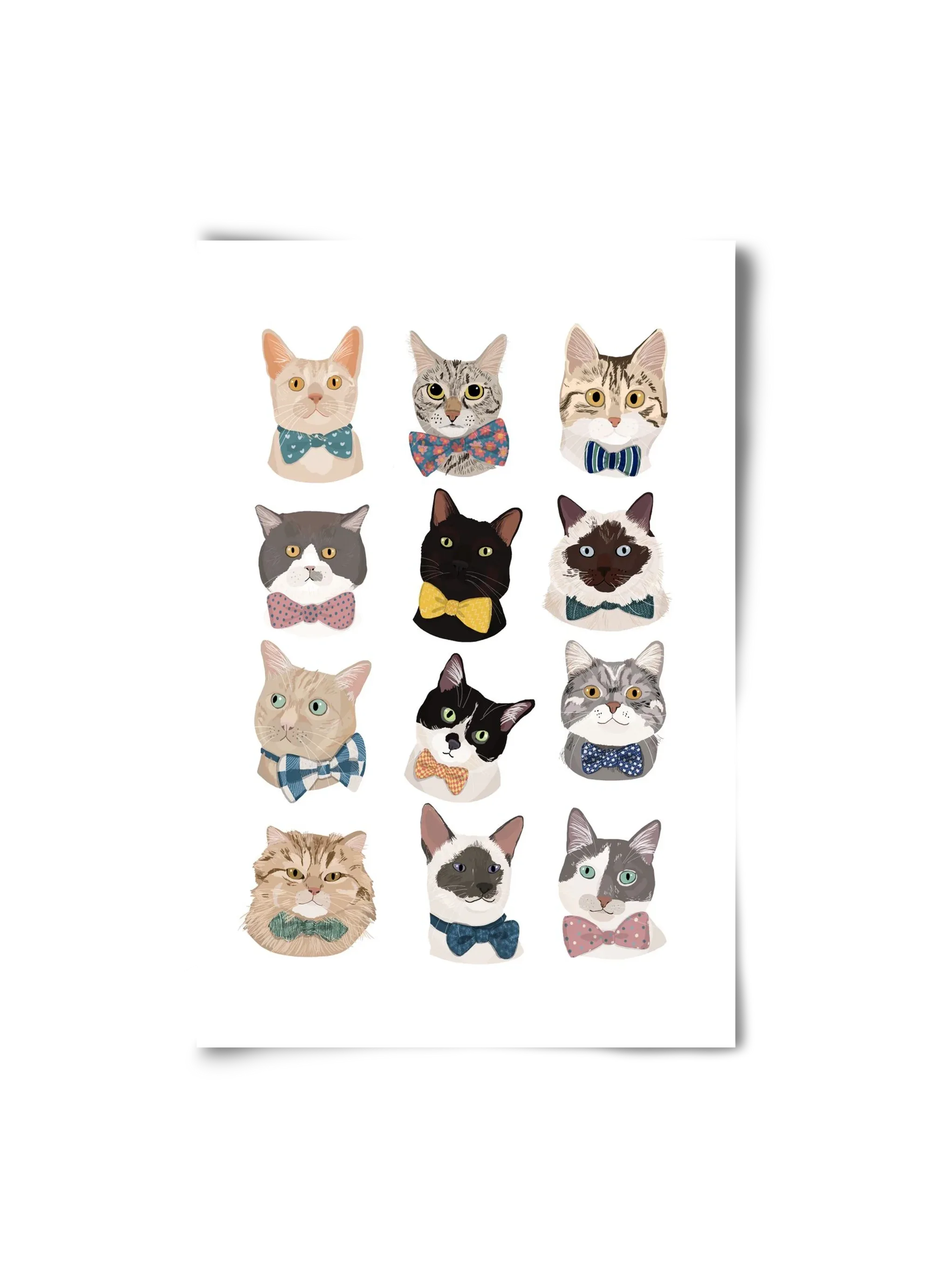 Cats in Bowtie - artbridge