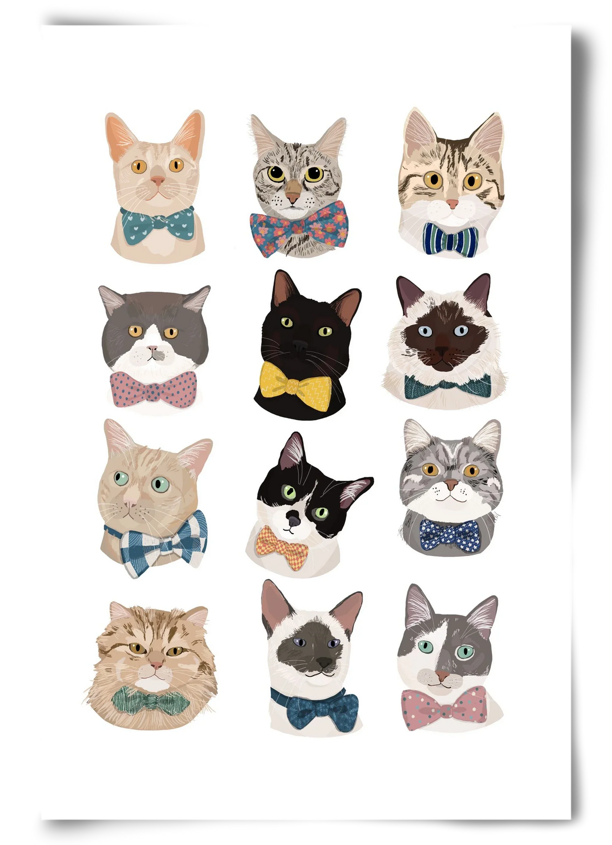 Cats in Bowtie - artbridge