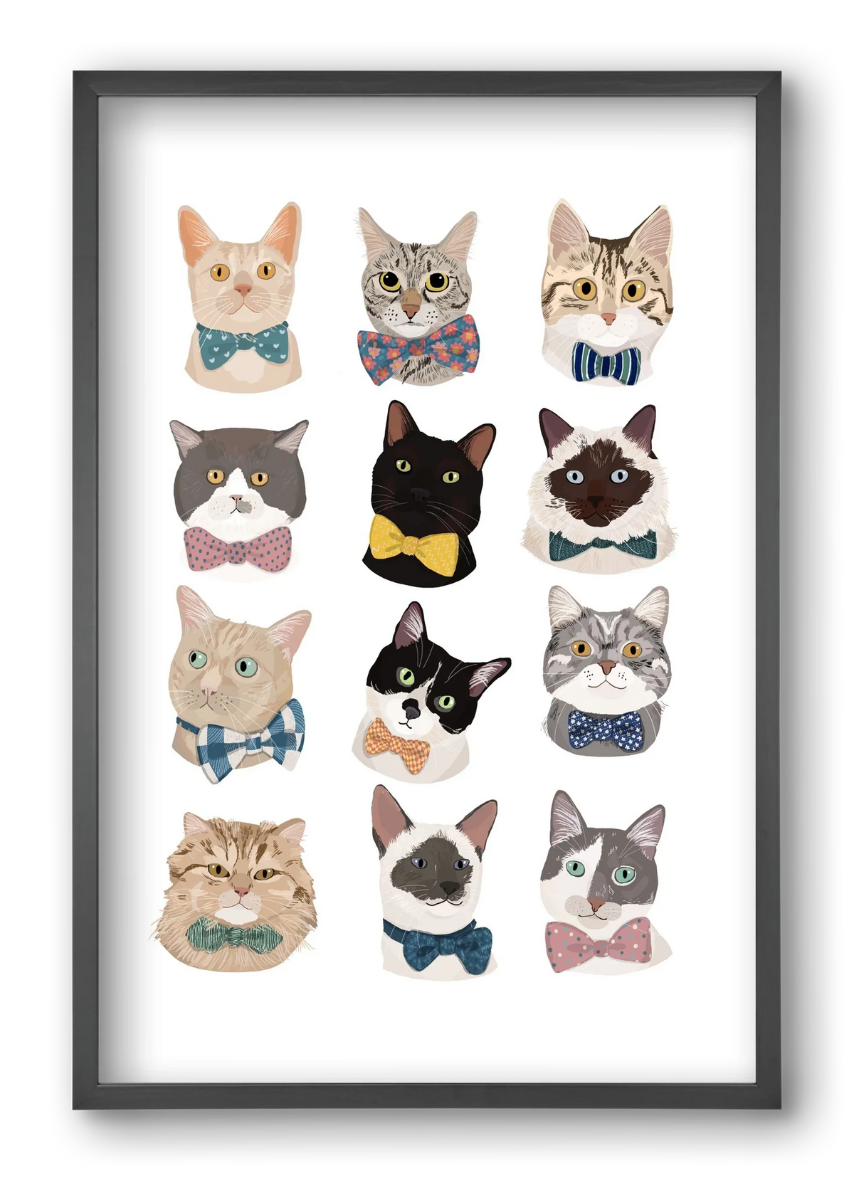 Cats in Bowtie - artbridge
