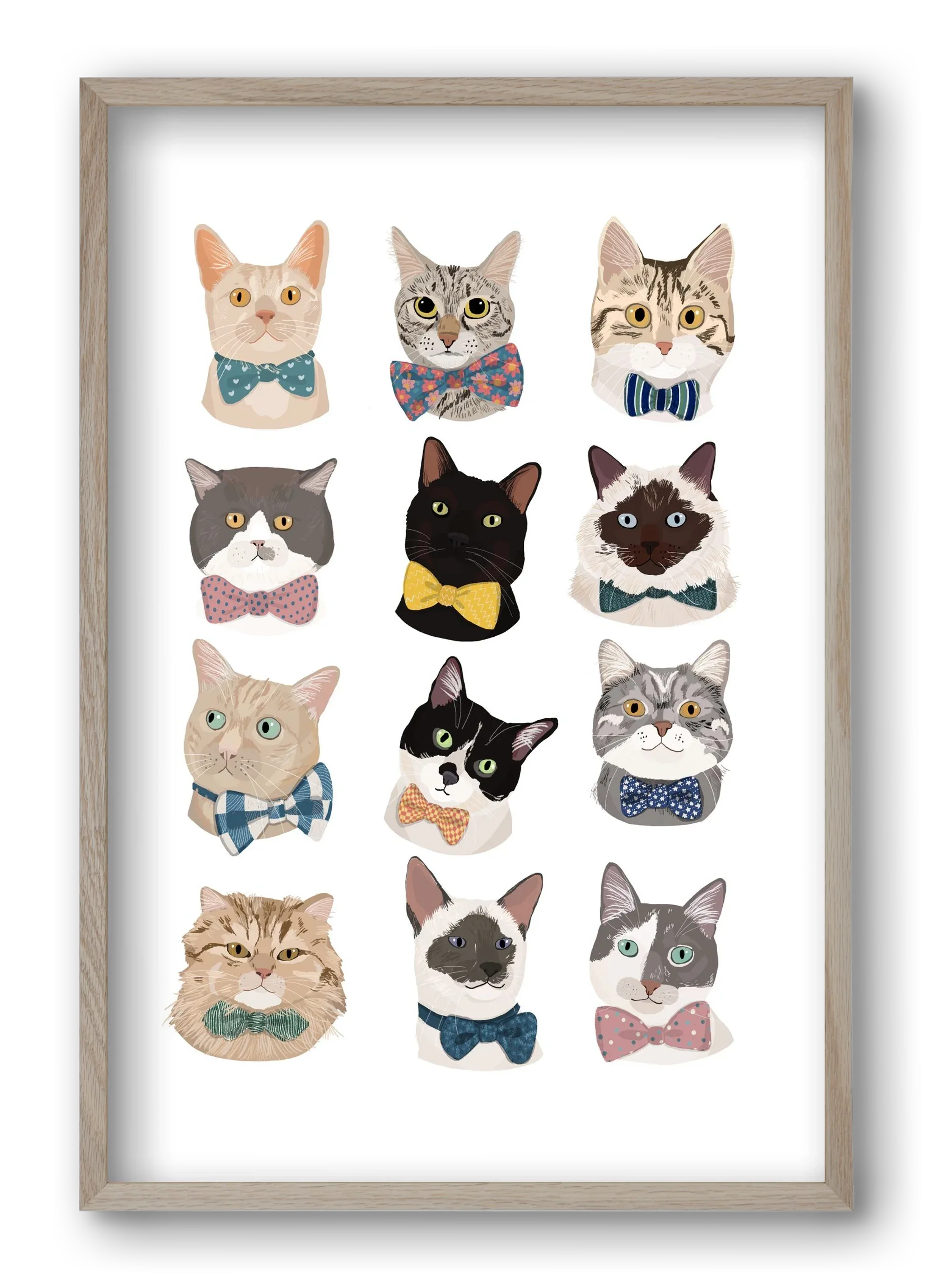 Cats in Bowtie - artbridge