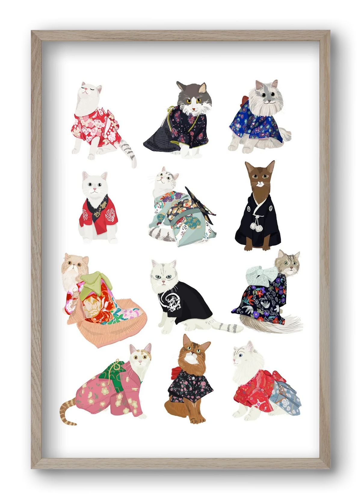 Cats in Kimono - artbridge