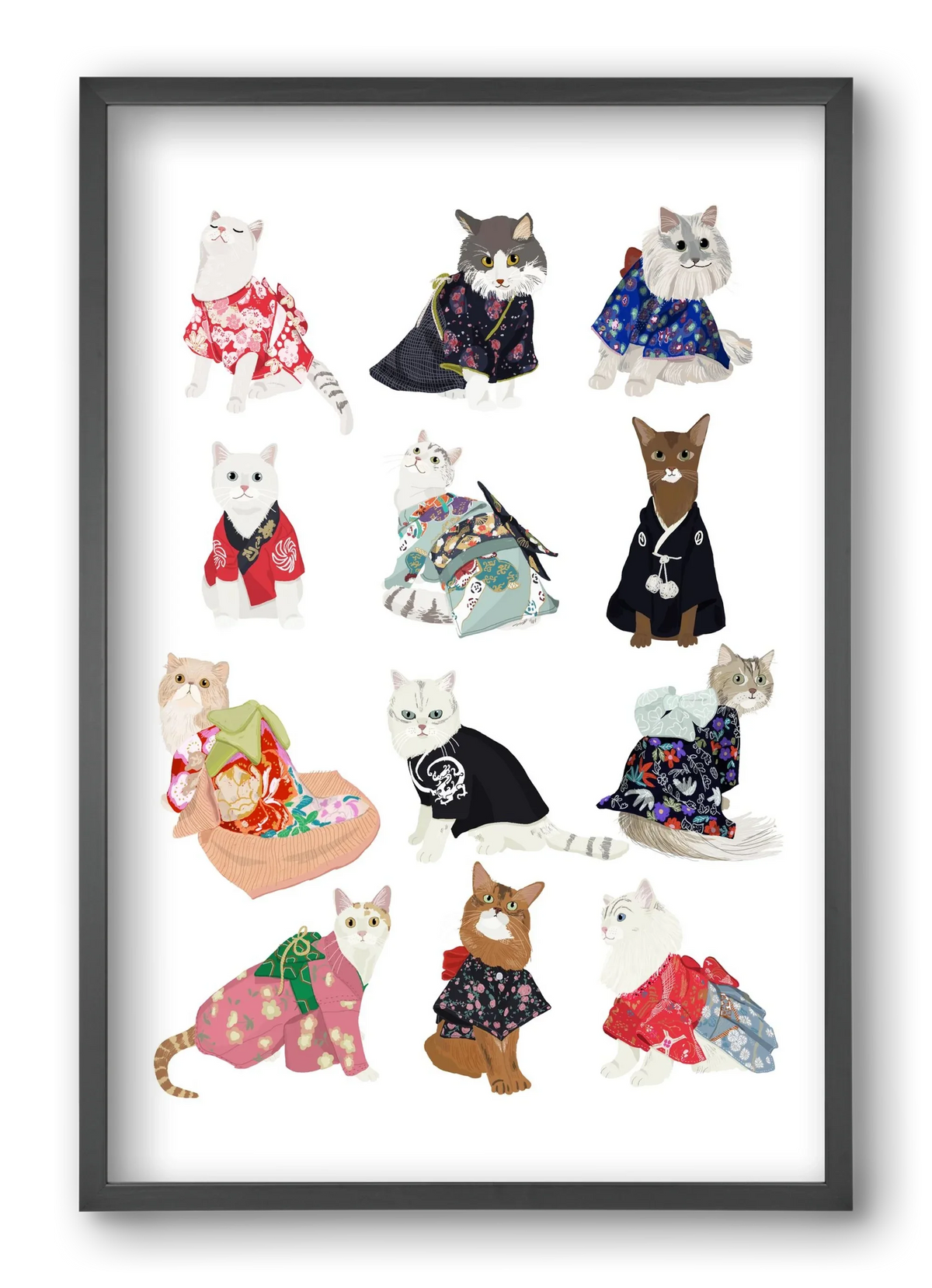 Cats in Kimono - artbridge