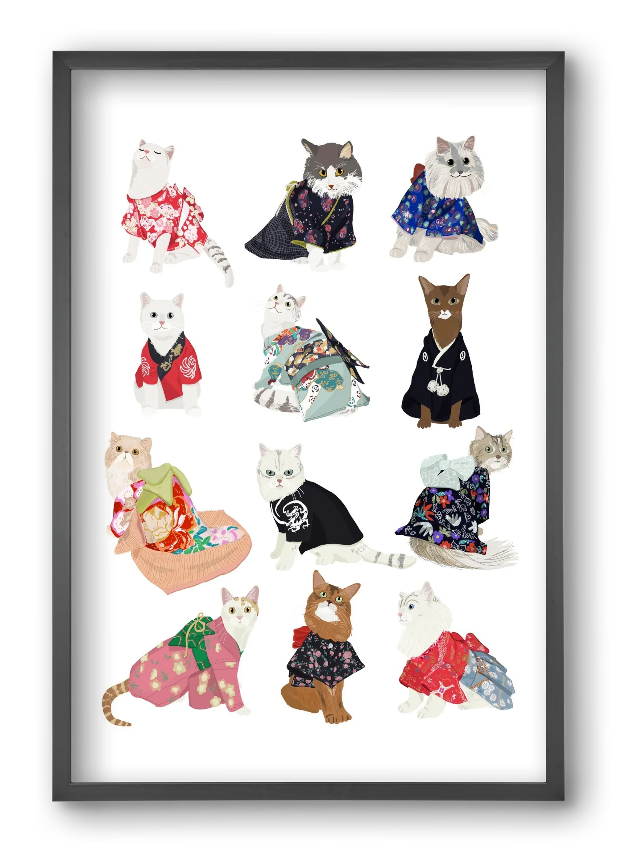 Cats in Kimono - artbridge
