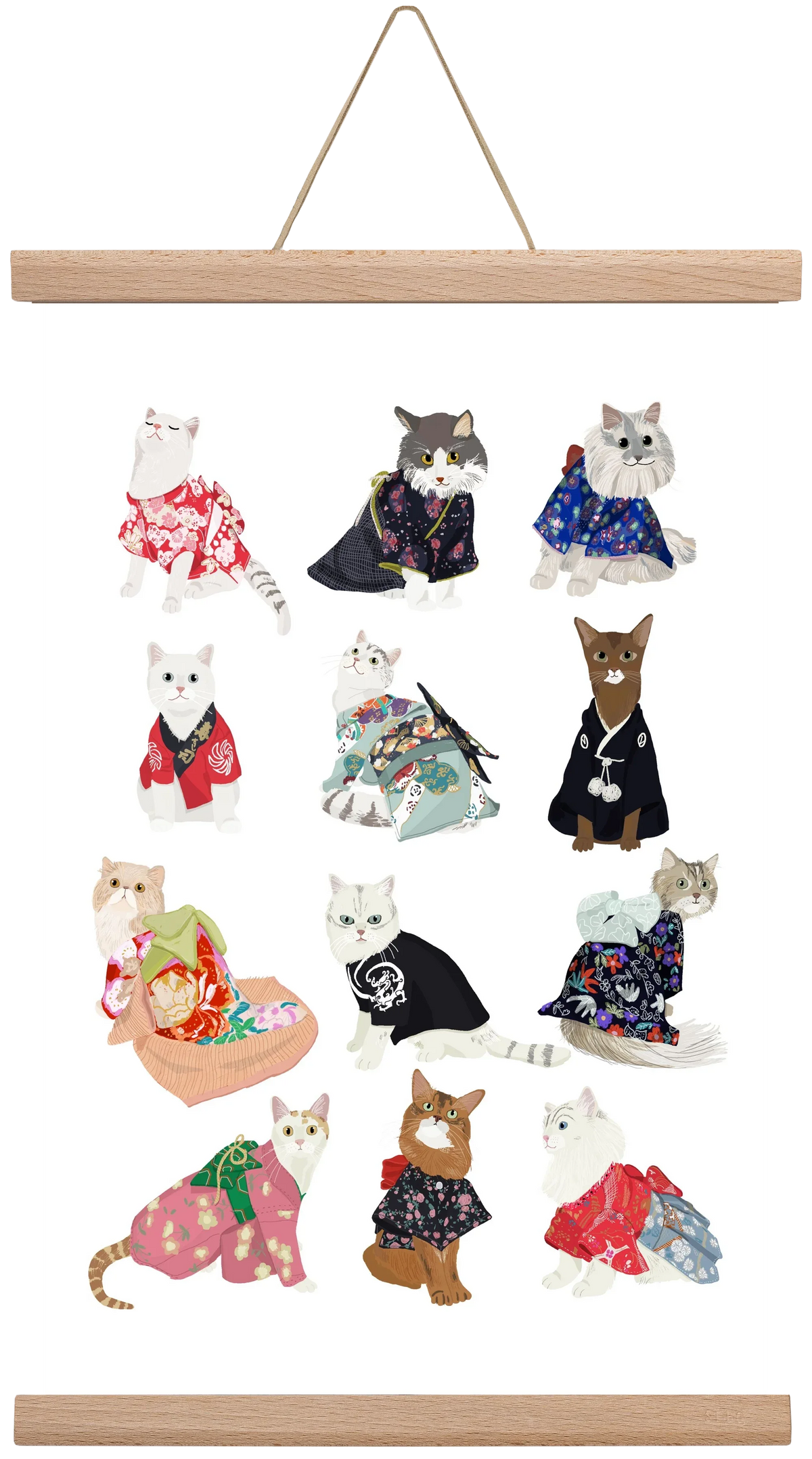 Cats in Kimono - artbridge