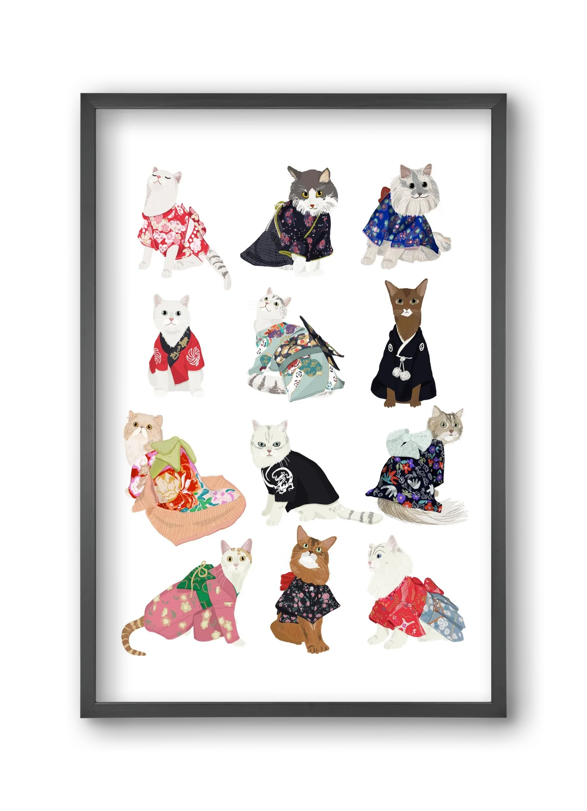 Cats in Kimono - artbridge