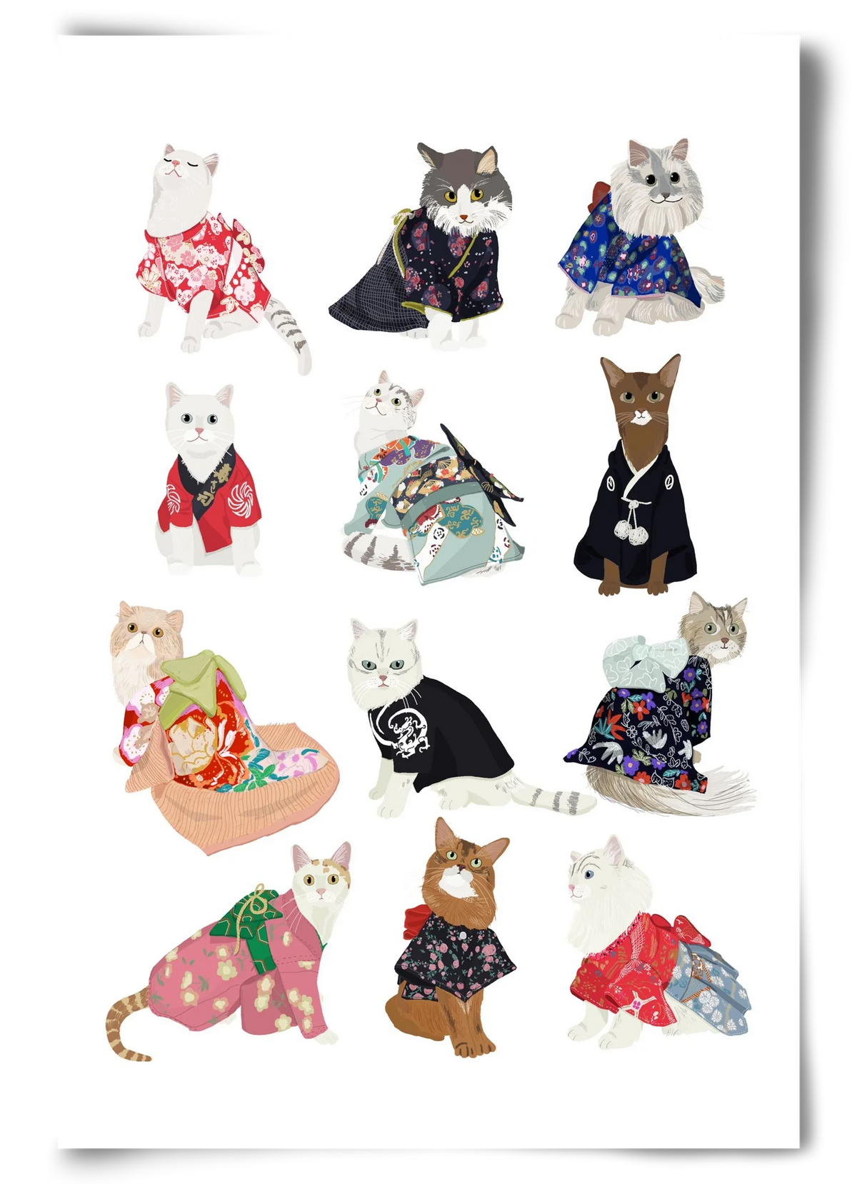 Cats in Kimono - artbridge