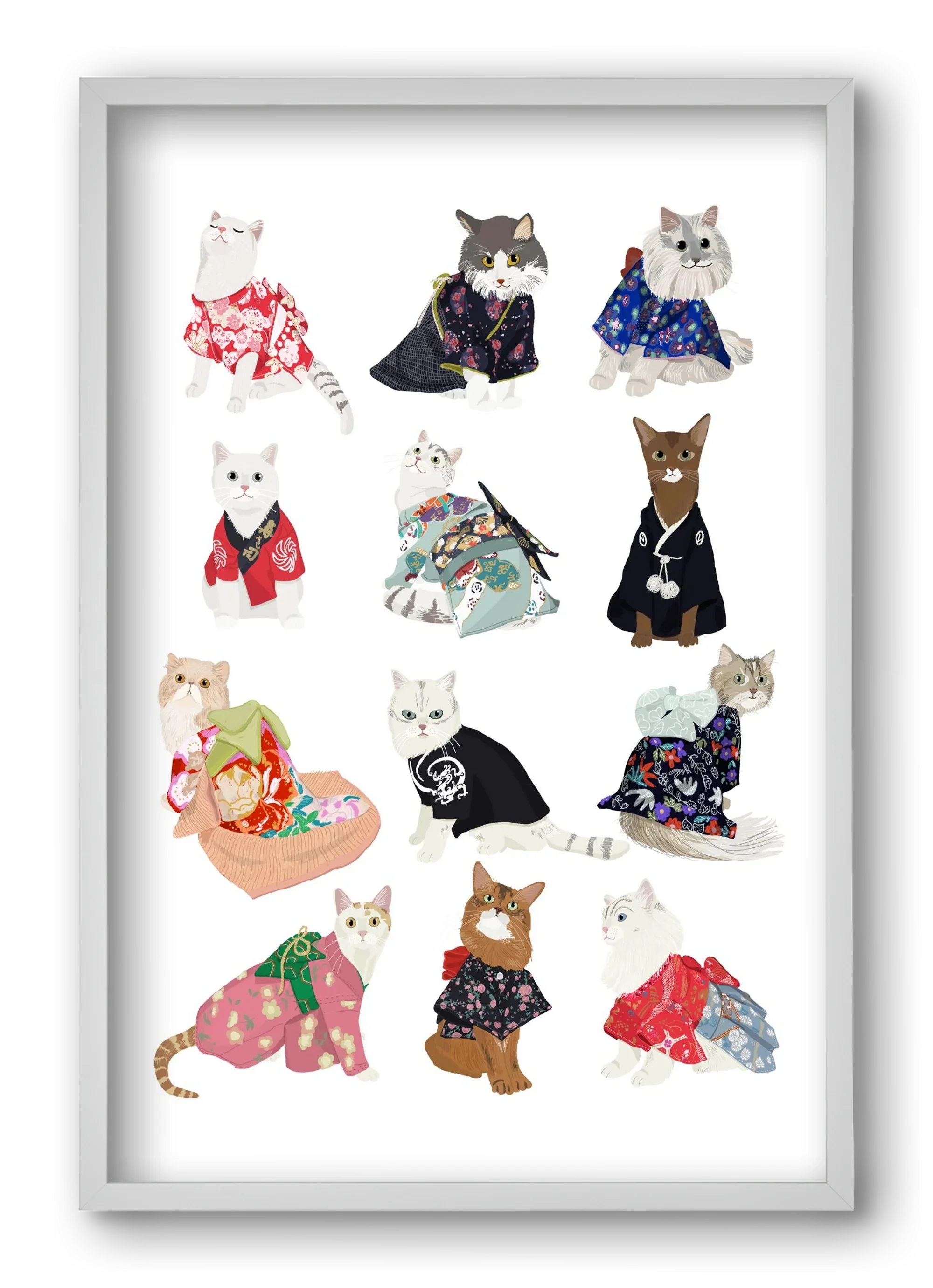 Cats in Kimono - artbridge