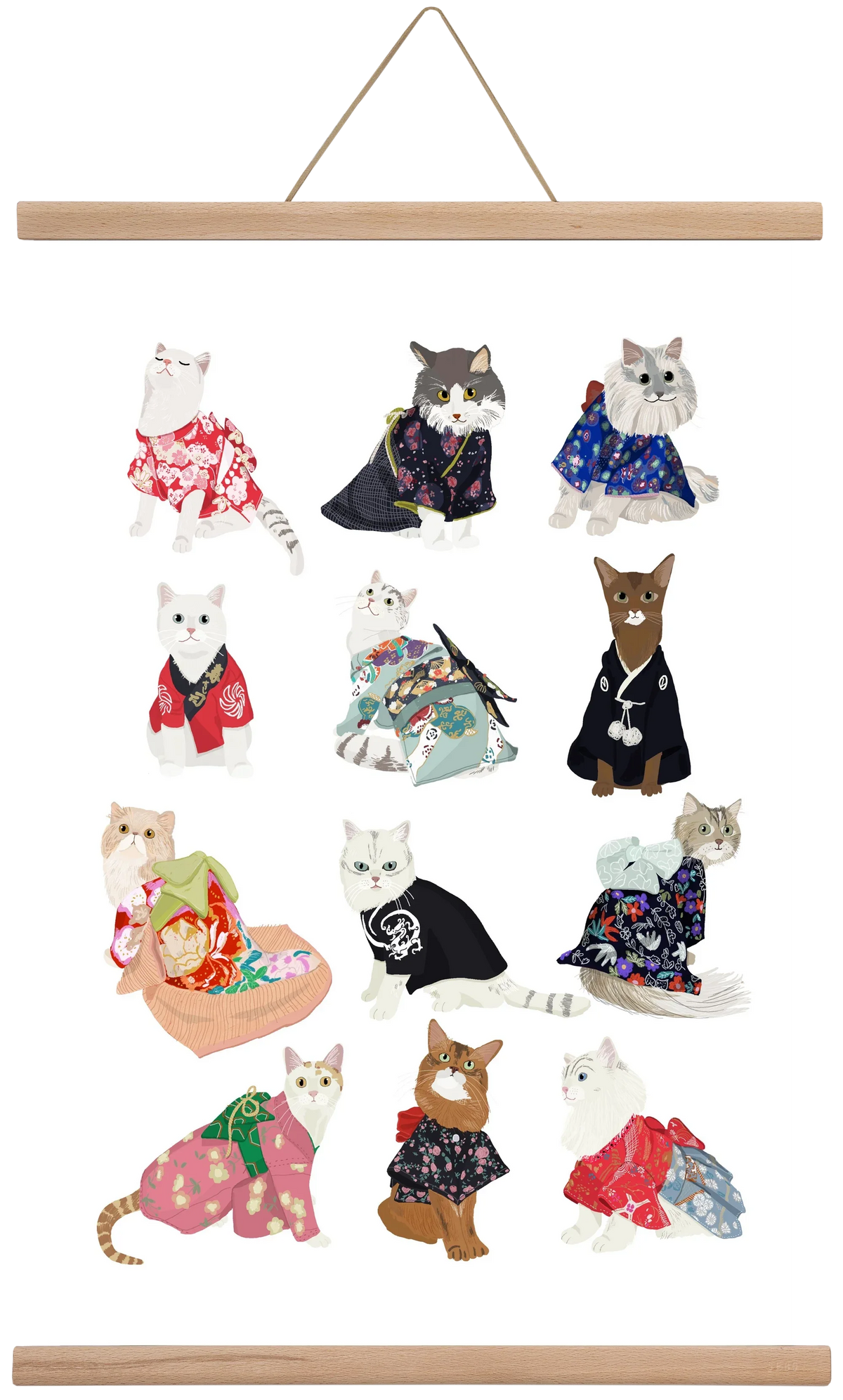 Cats in Kimono - artbridge