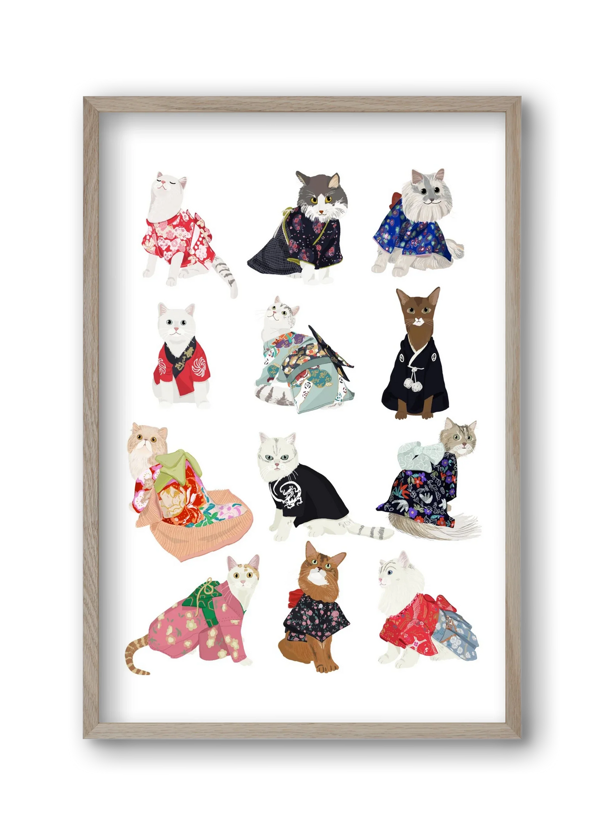 Cats in Kimono - artbridge