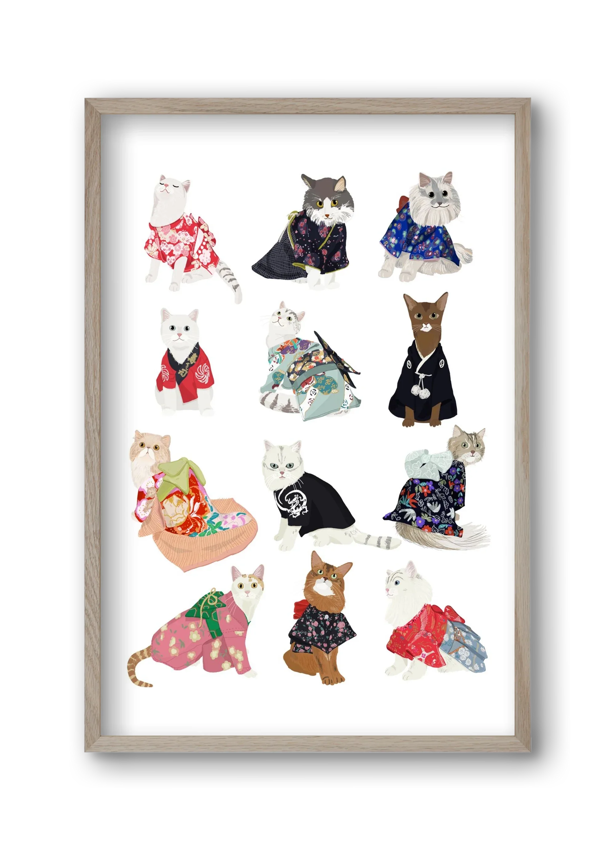 Cats in Kimono - artbridge