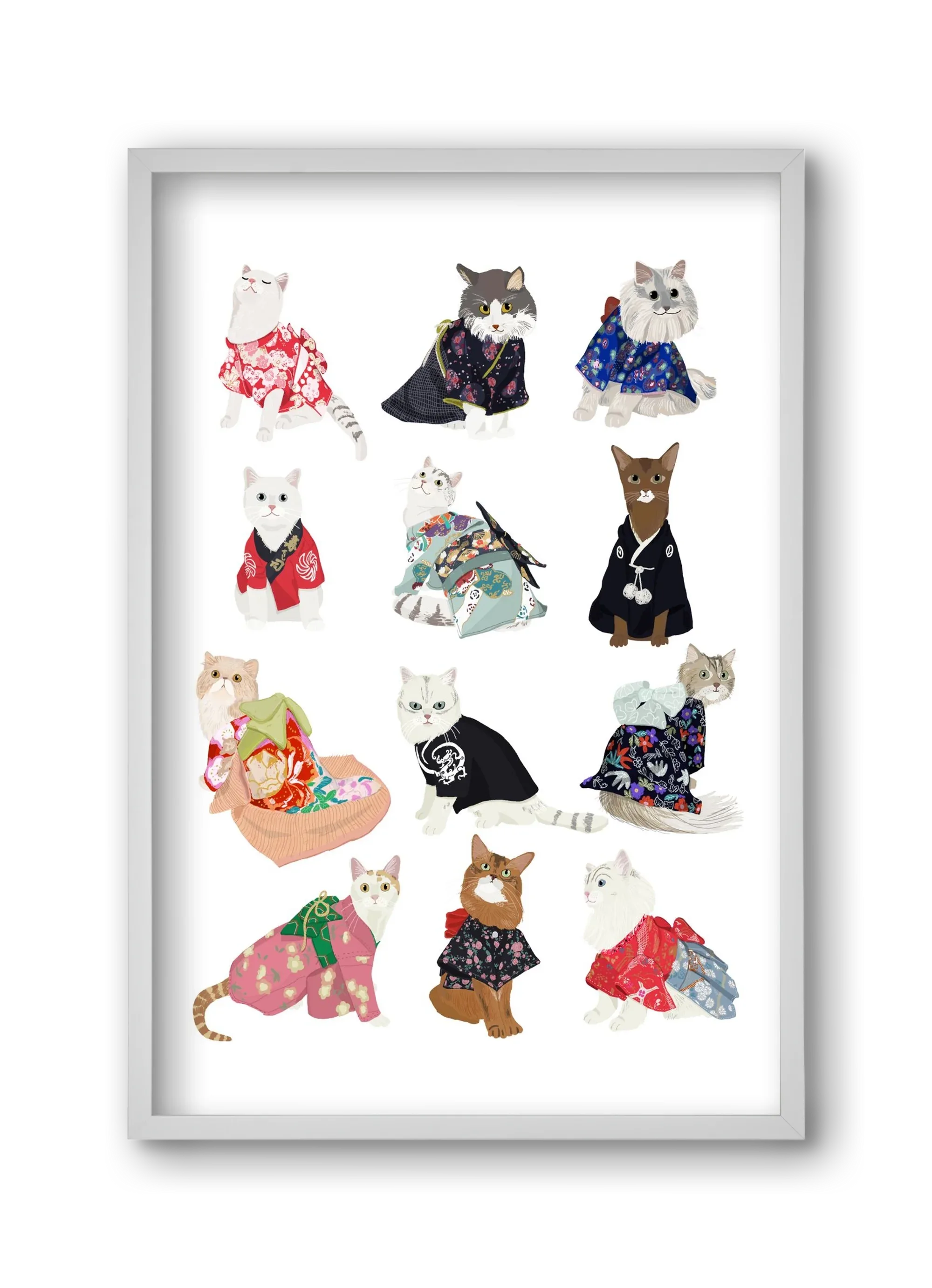 Cats in Kimono - artbridge