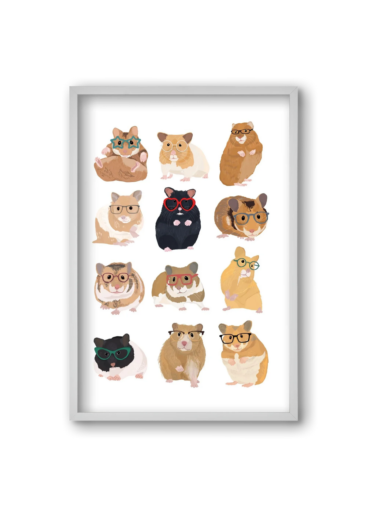 Hamster in glasses - artbridge
