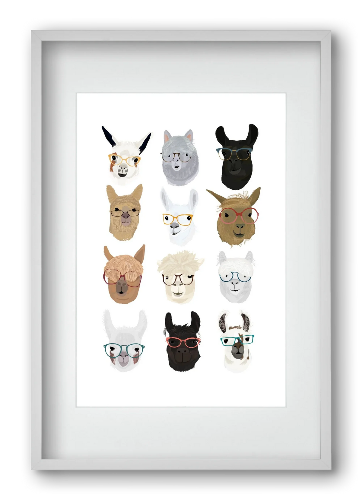 Llamas in Glasses - artbridge