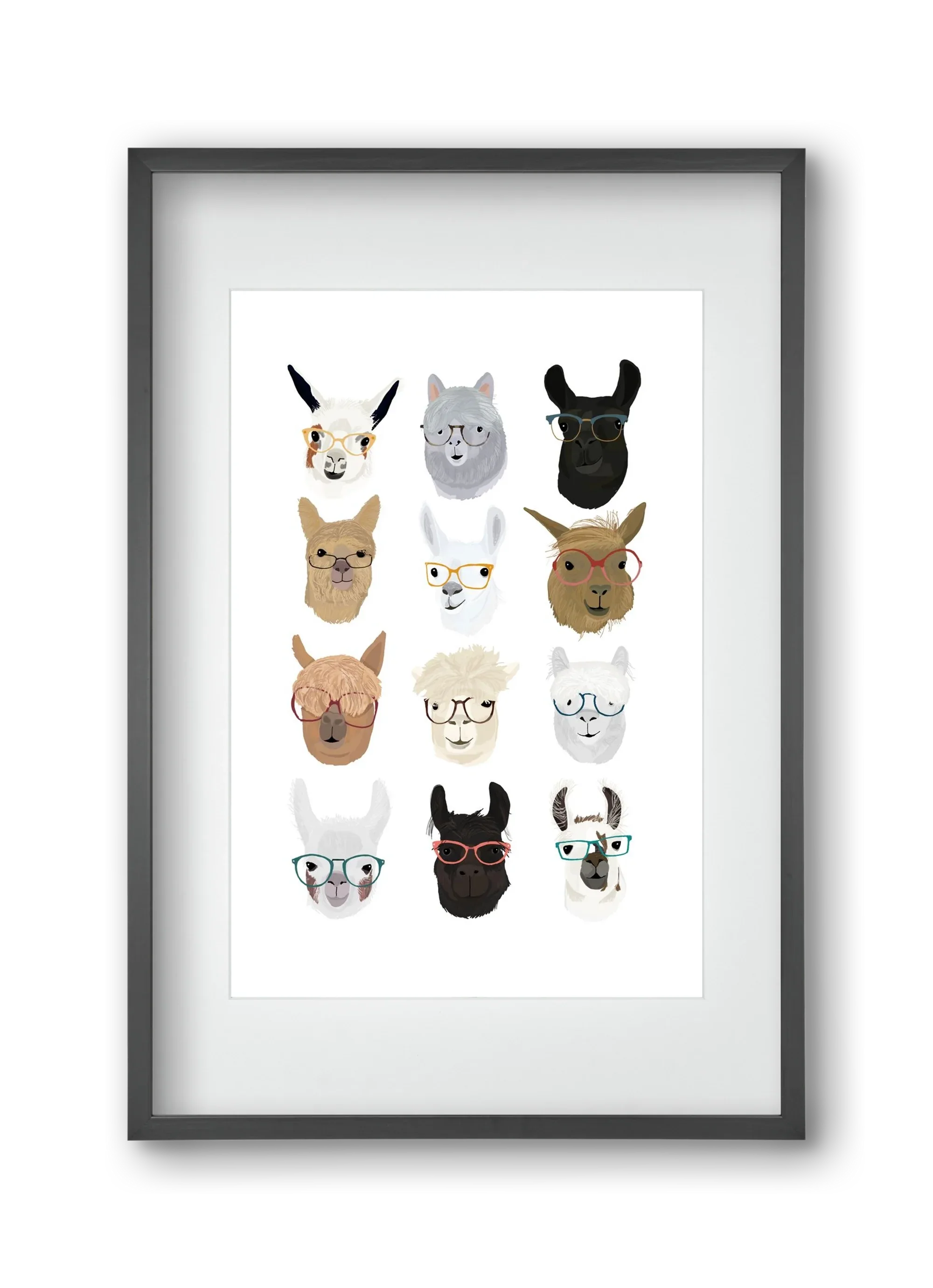 Llamas in Glasses - artbridge