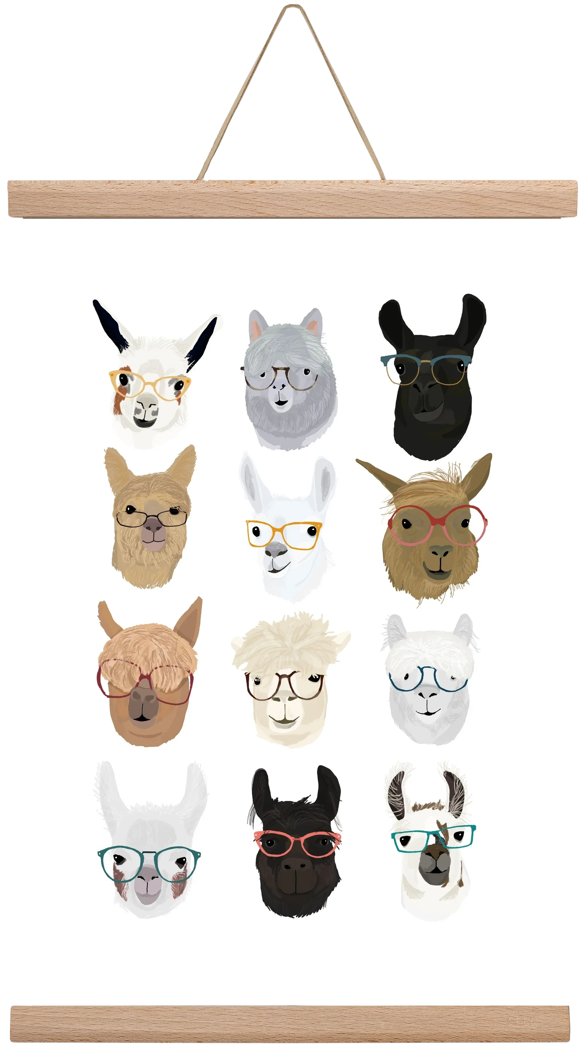 Llamas in Glasses - artbridge