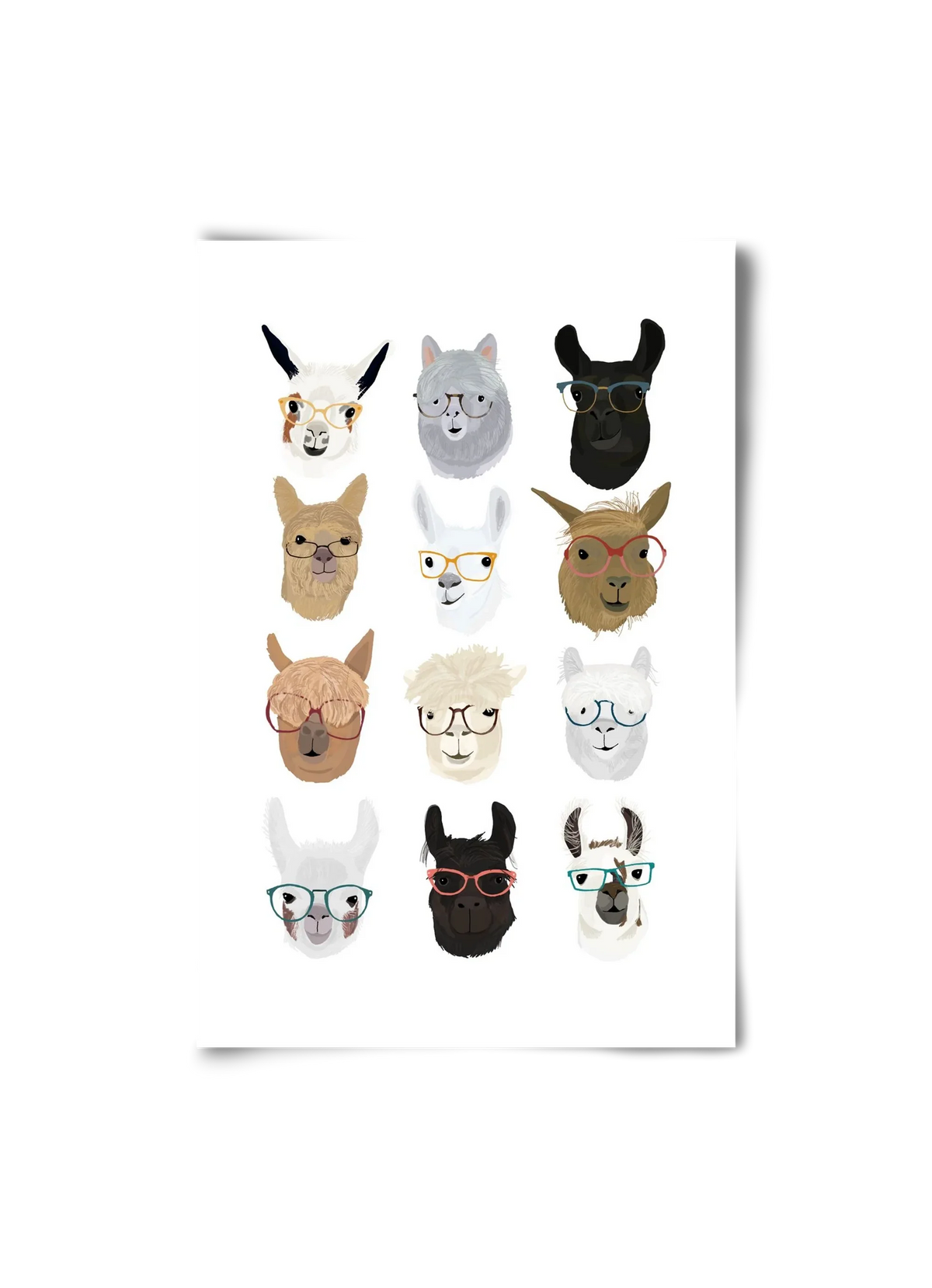 Llamas in Glasses - artbridge