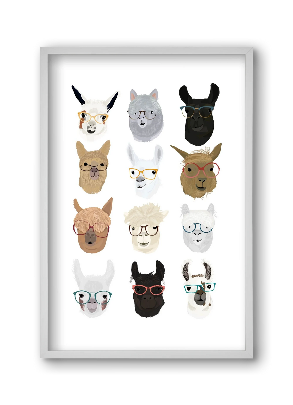 Llamas in Glasses - artbridge