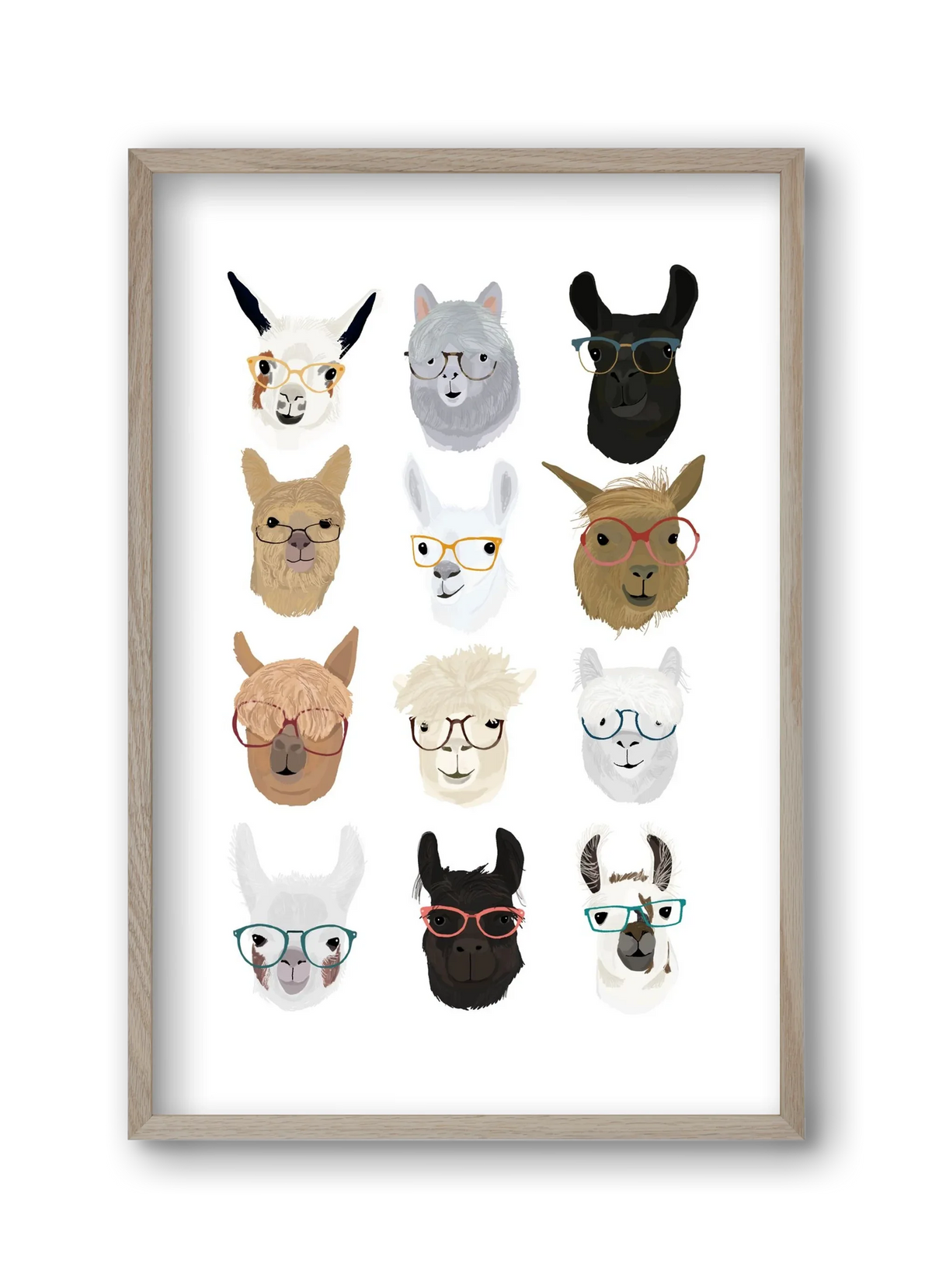 Llamas in Glasses - artbridge