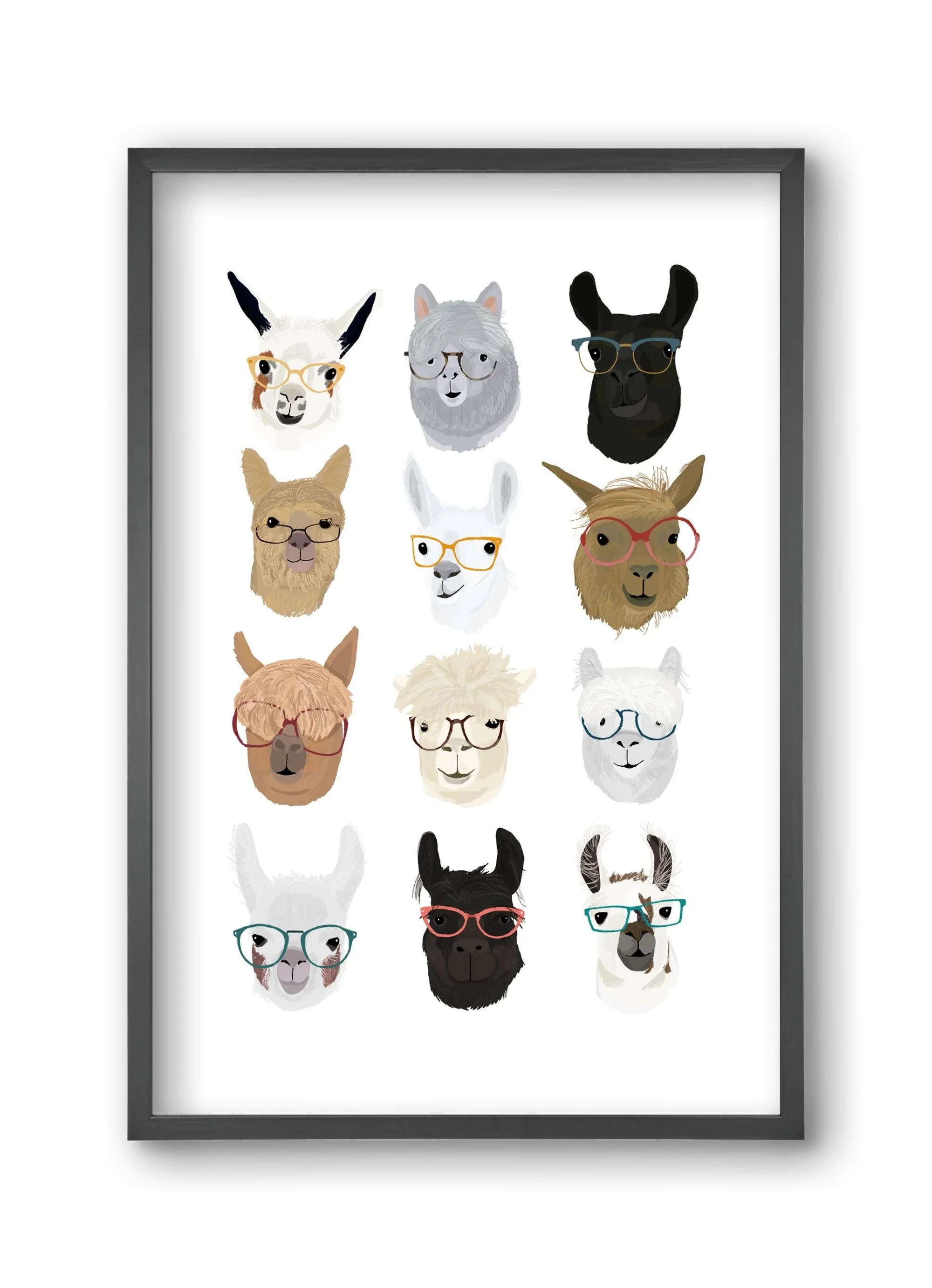 Llamas in Glasses - artbridge