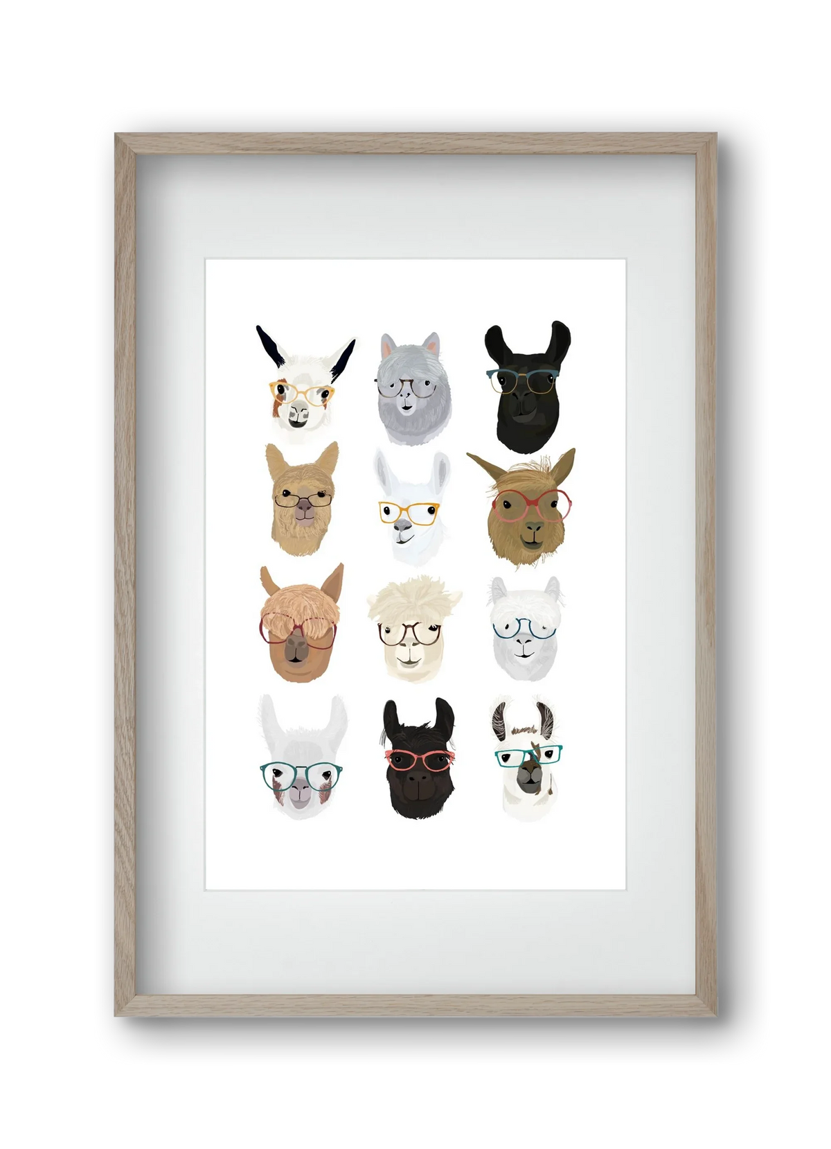 Llamas in Glasses - artbridge