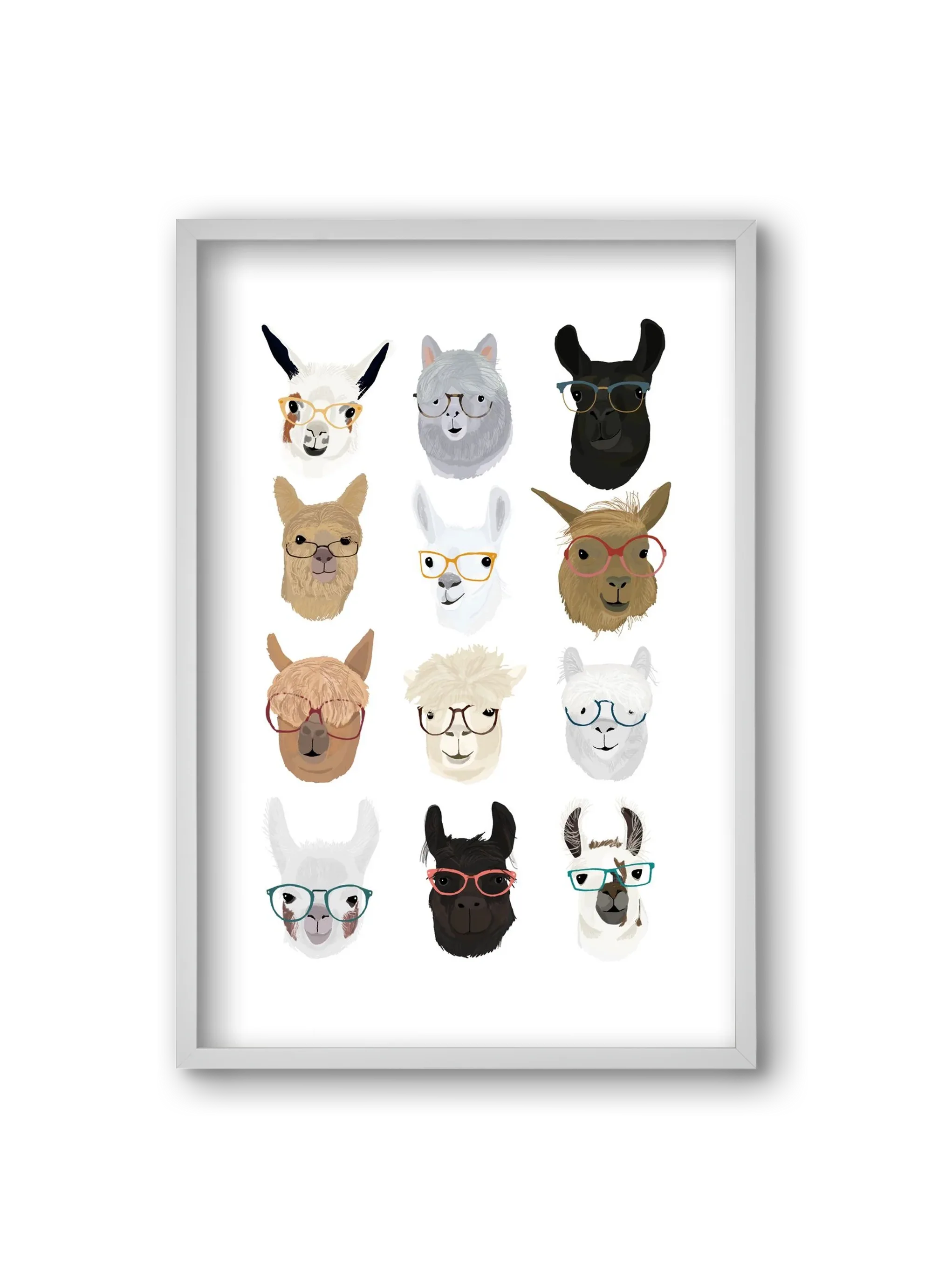 Llamas in Glasses - artbridge