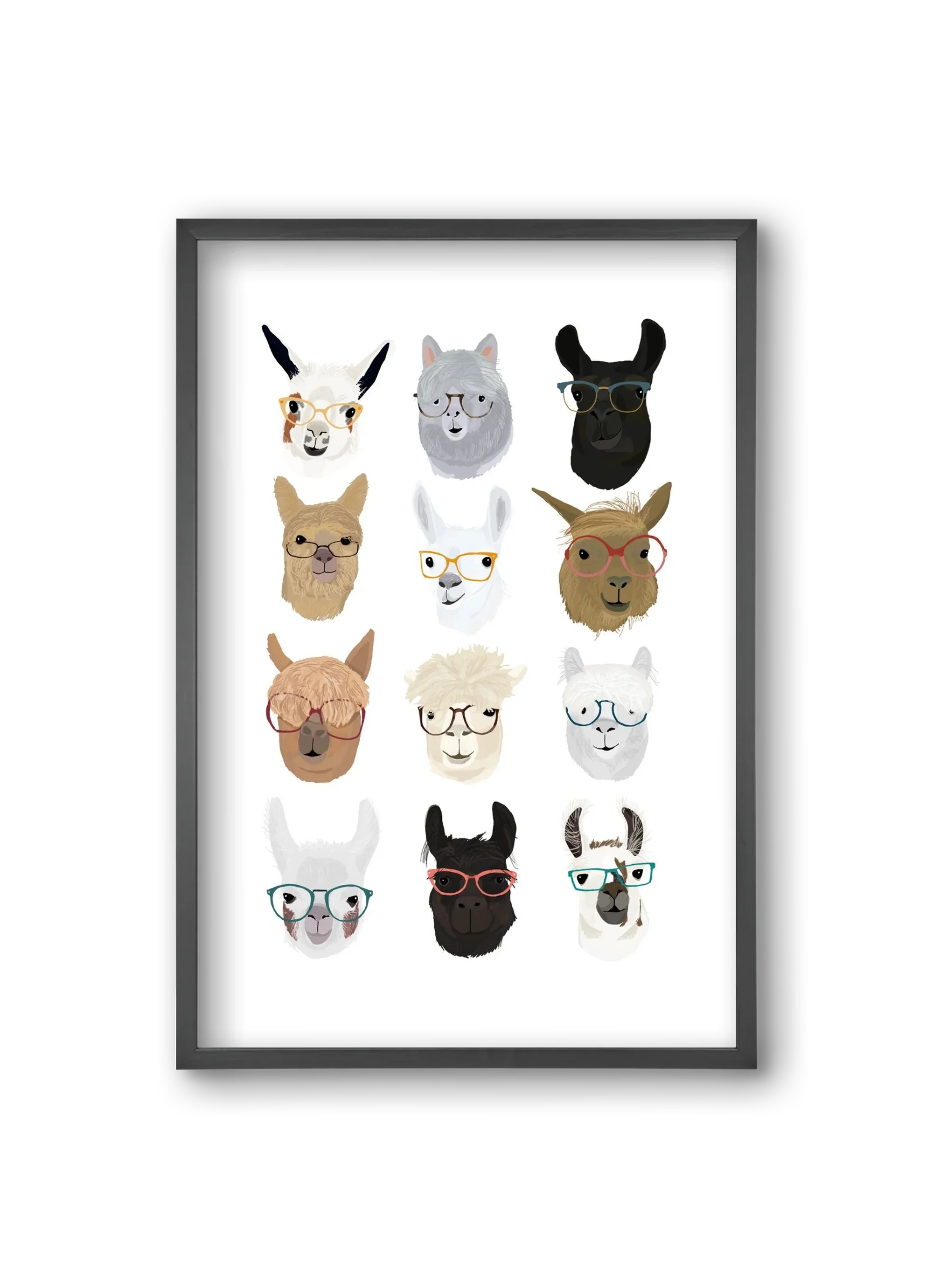 Llamas in Glasses - artbridge