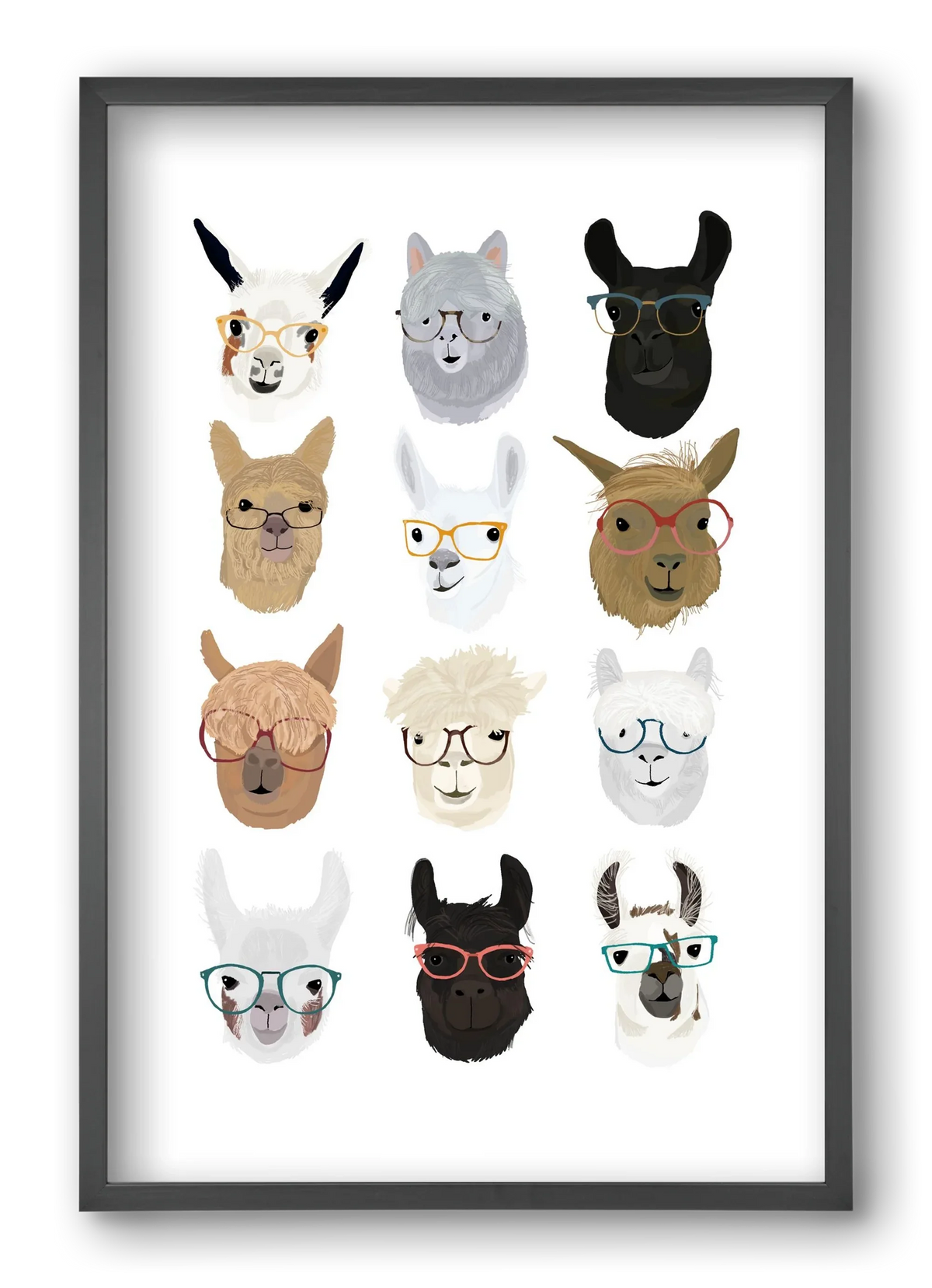 Llamas in Glasses - artbridge