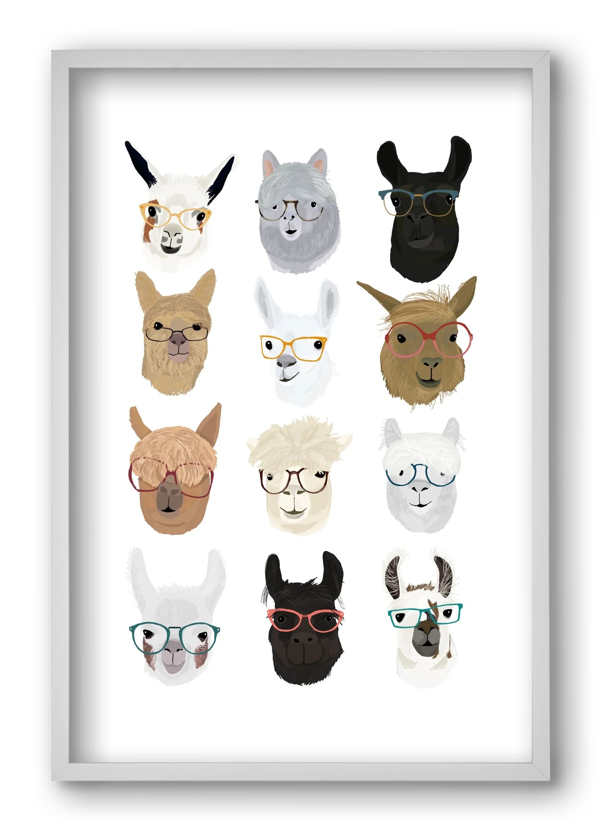 Llamas in Glasses - artbridge