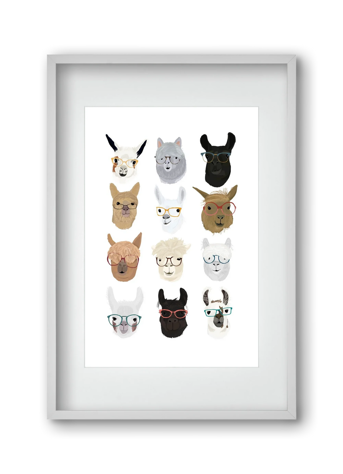 Llamas in Glasses - artbridge