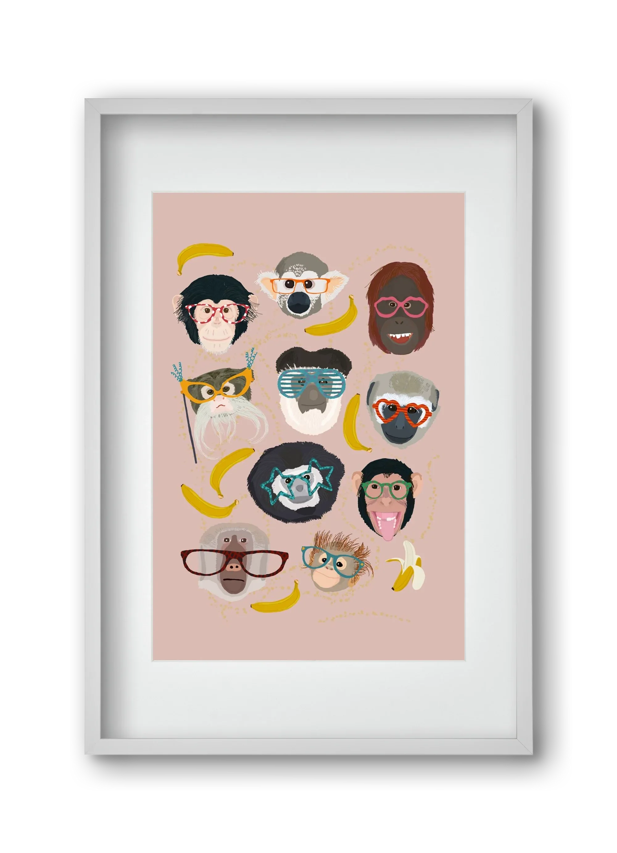 Monkeys in glasses - artbridge