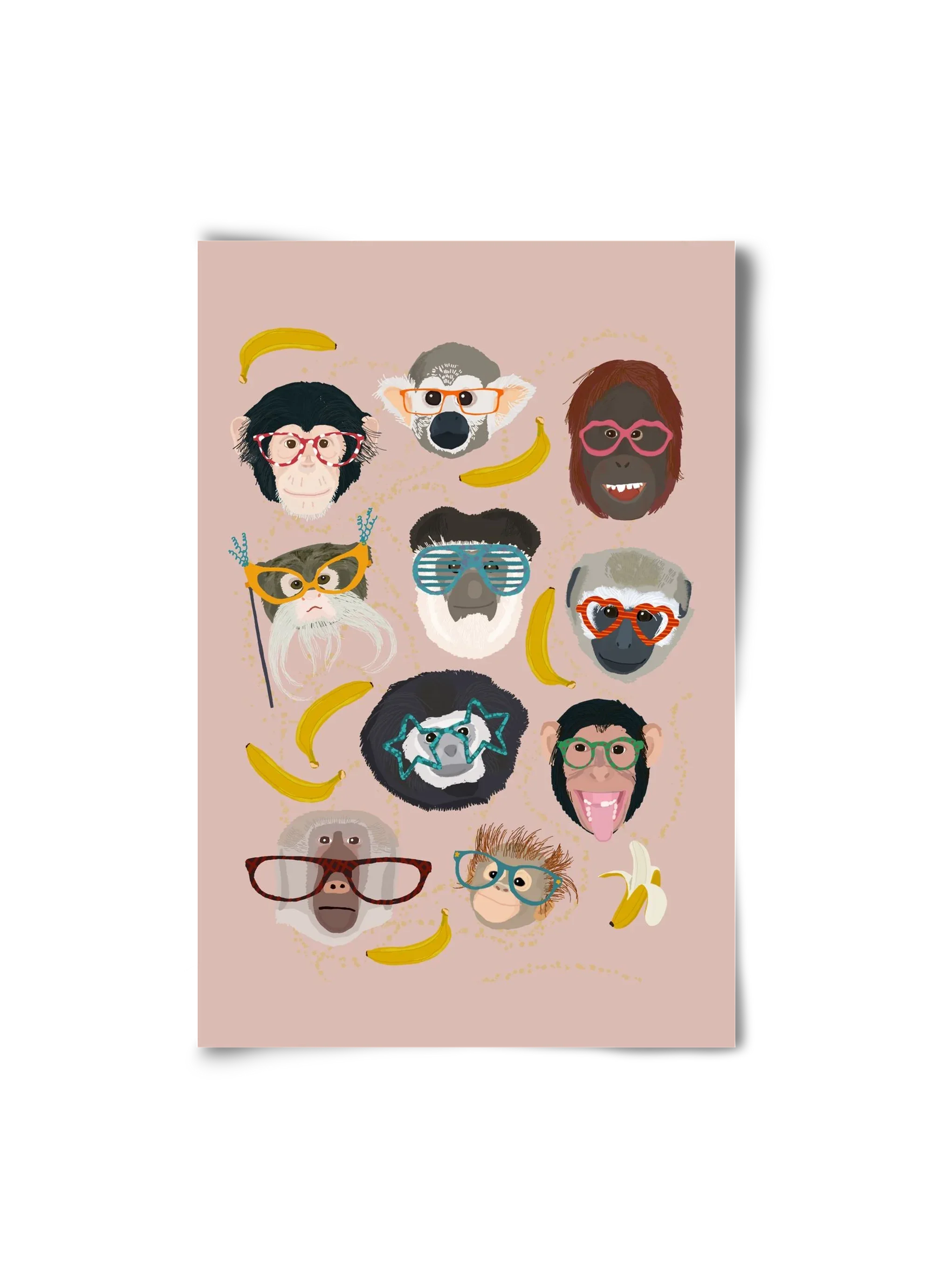 Monkeys in glasses - artbridge