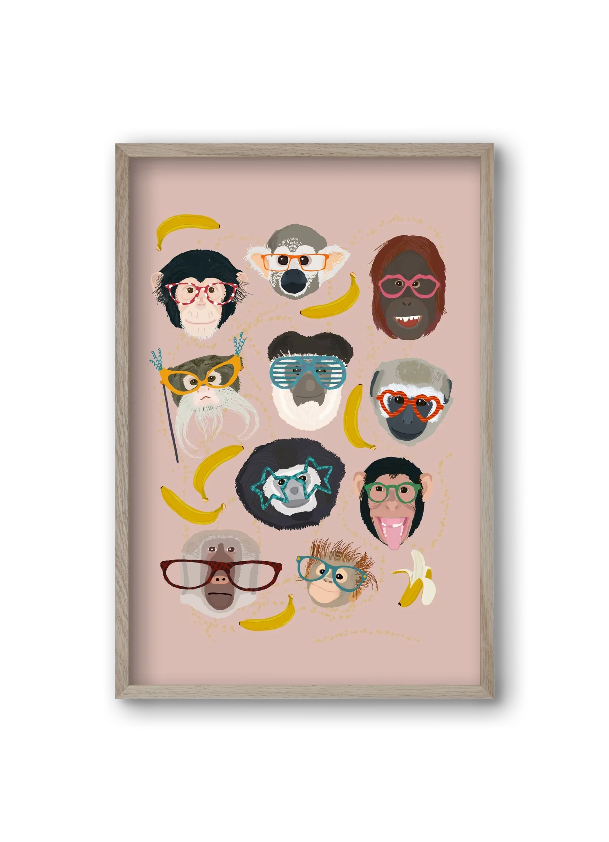 Monkeys in glasses - artbridge
