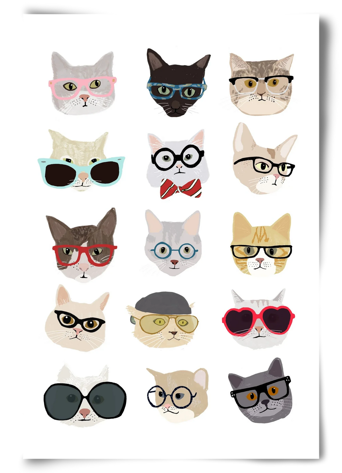 Cats in Glasses - artbridge