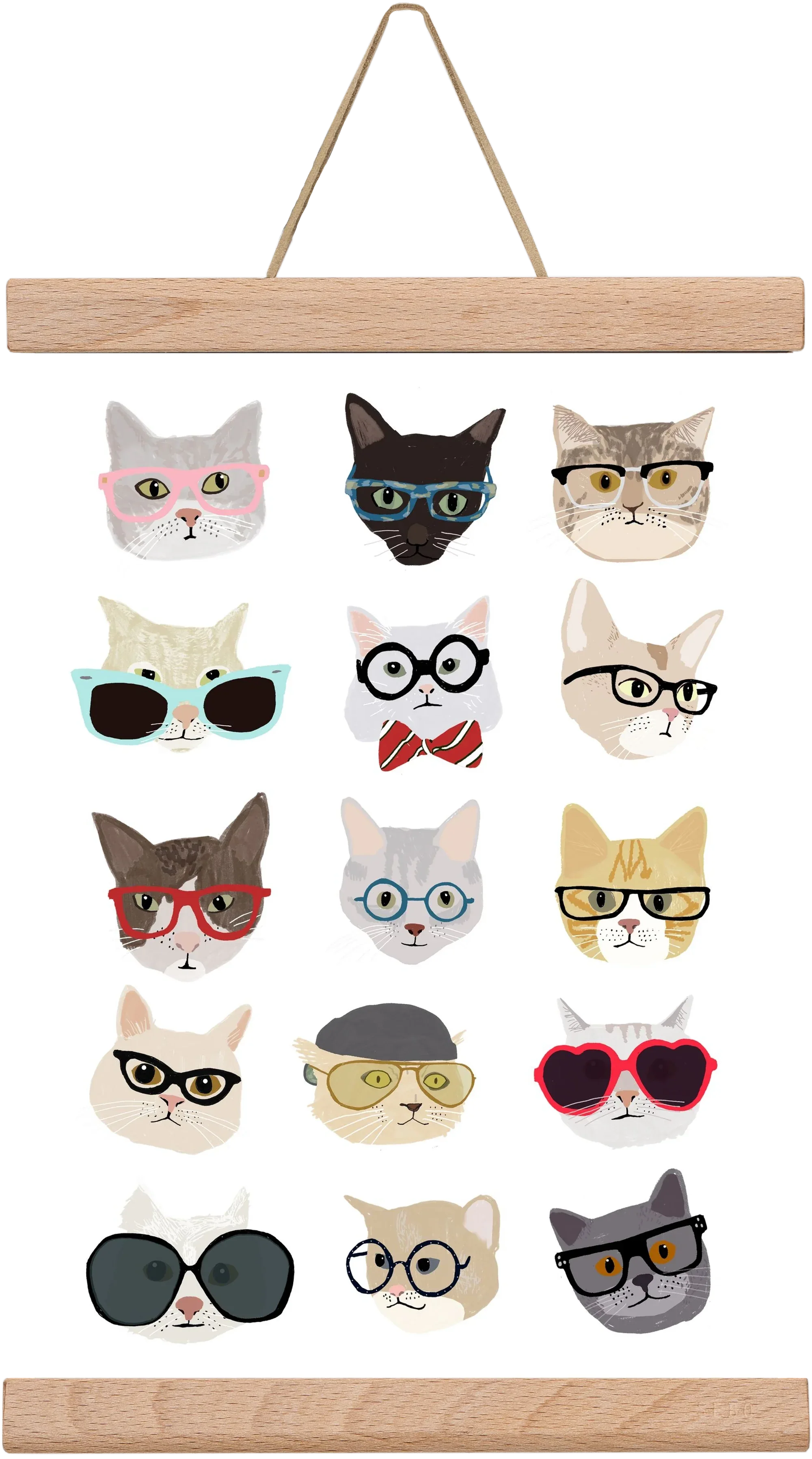 Cats in Glasses - artbridge