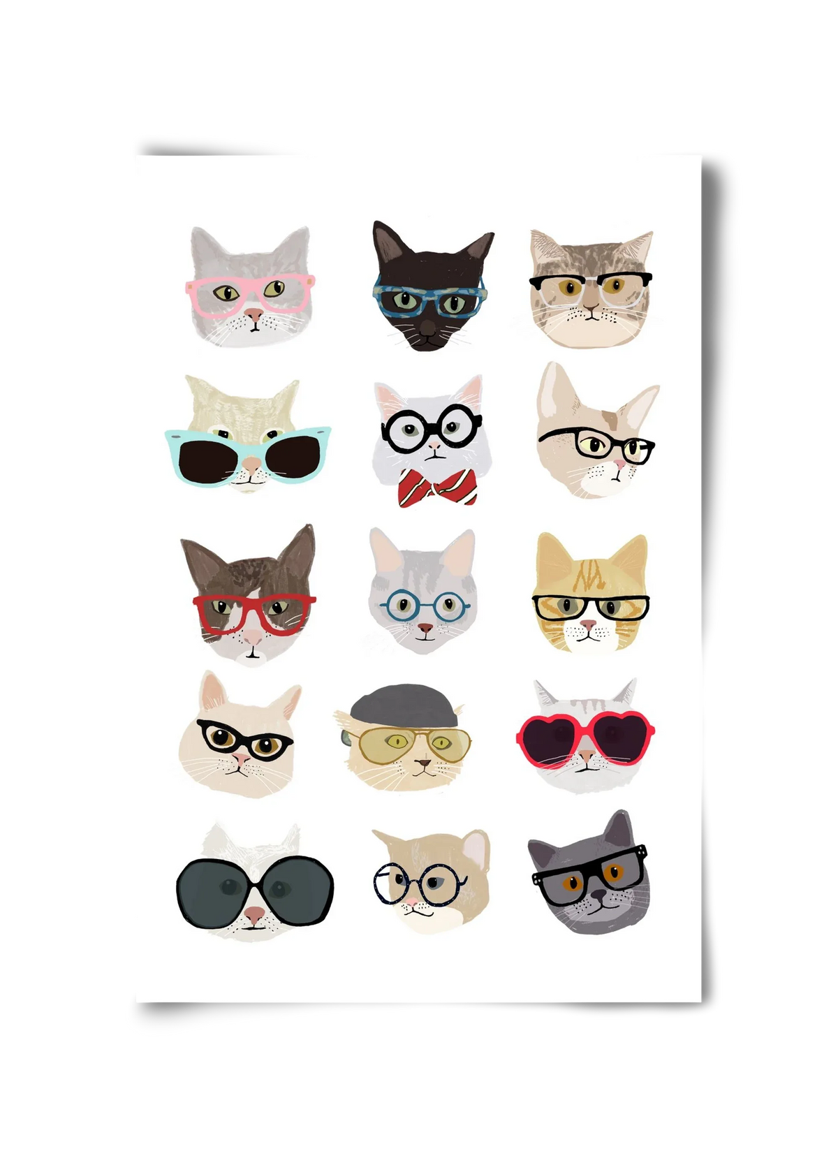 Cats in Glasses - artbridge