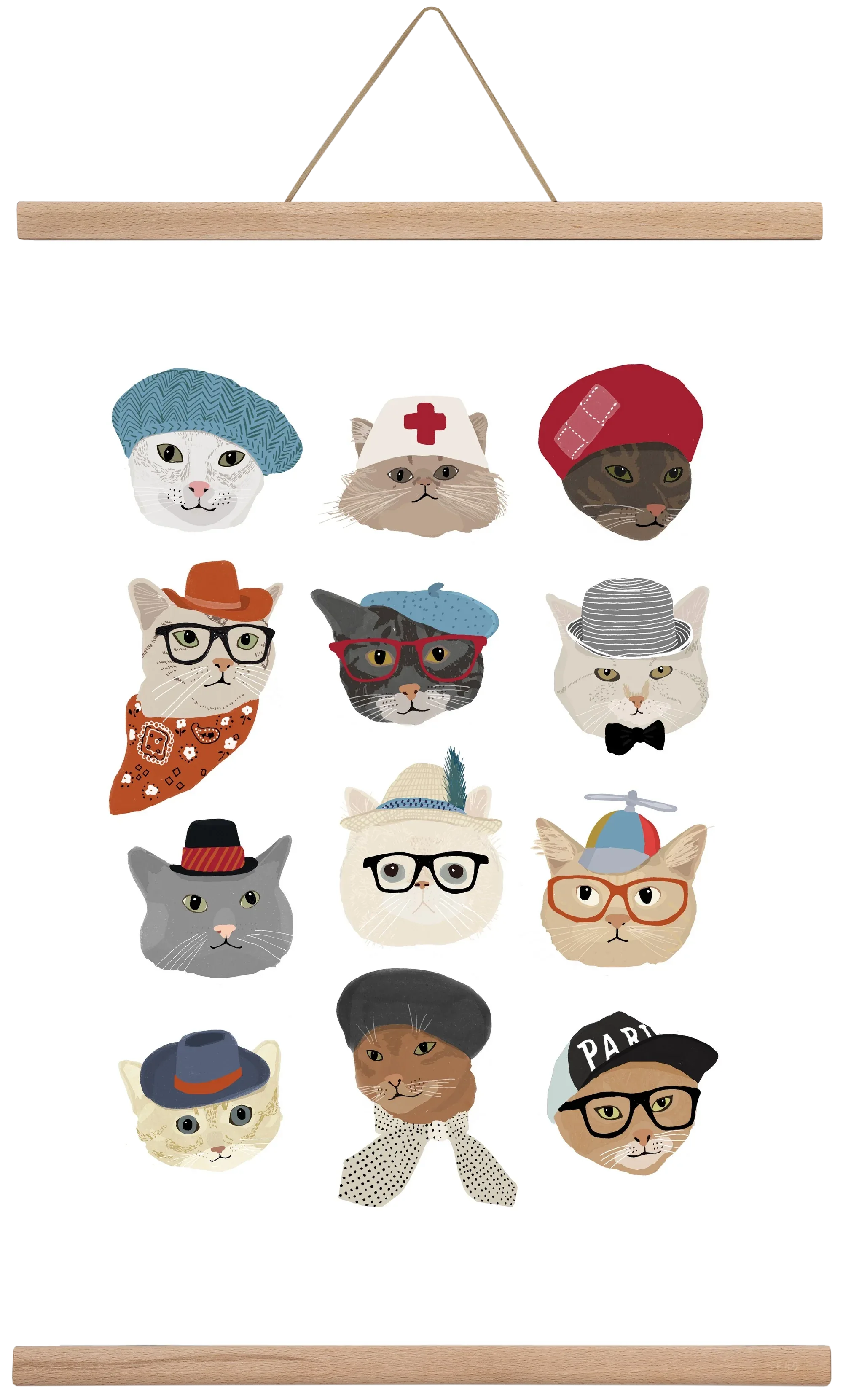 Cats in Hats - artbridge